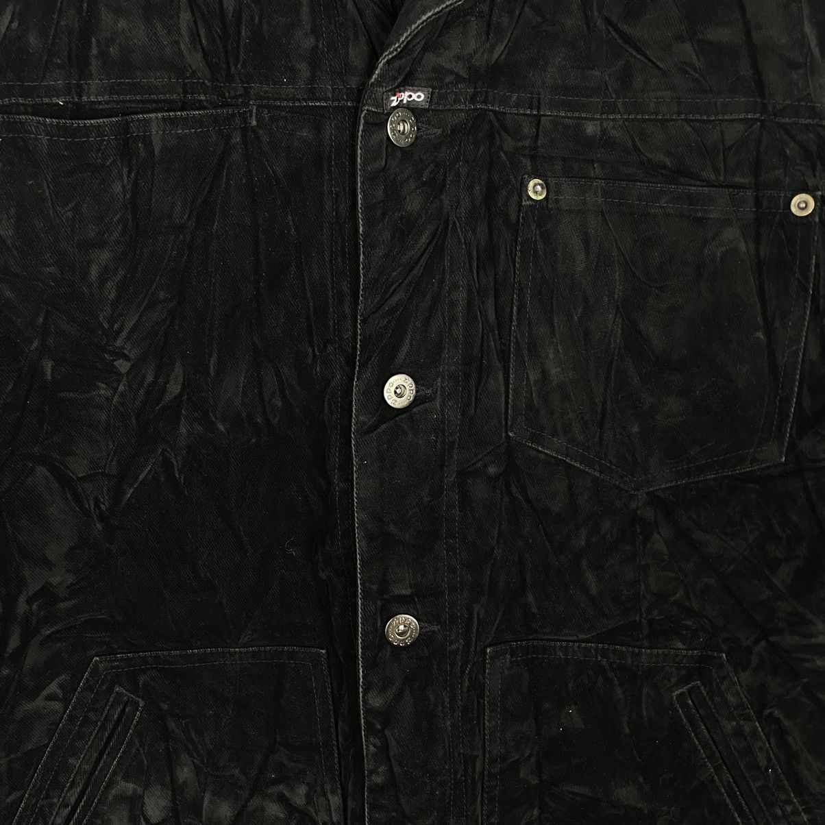 Vintage × Zippo Vintage DenimJacket Zippo black Size US M / EU 48-50 / 2 - 3 Thumbnail