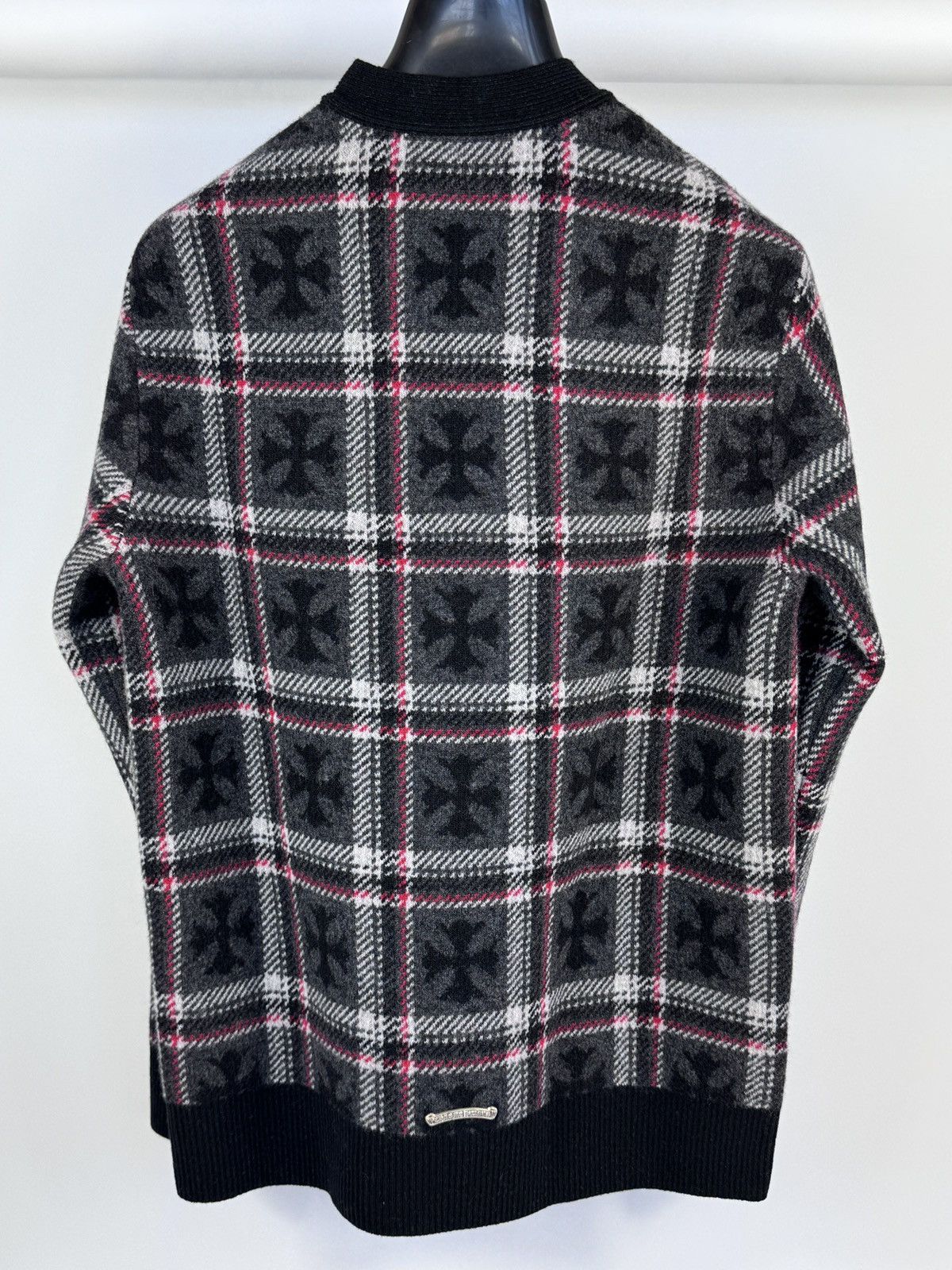 Chrome Hearts SILVER BUTTON DOWN WOOL AND CASHMERE CARDIGAN Size US S / EU 44-46 / 1 - 2 Thumbnail