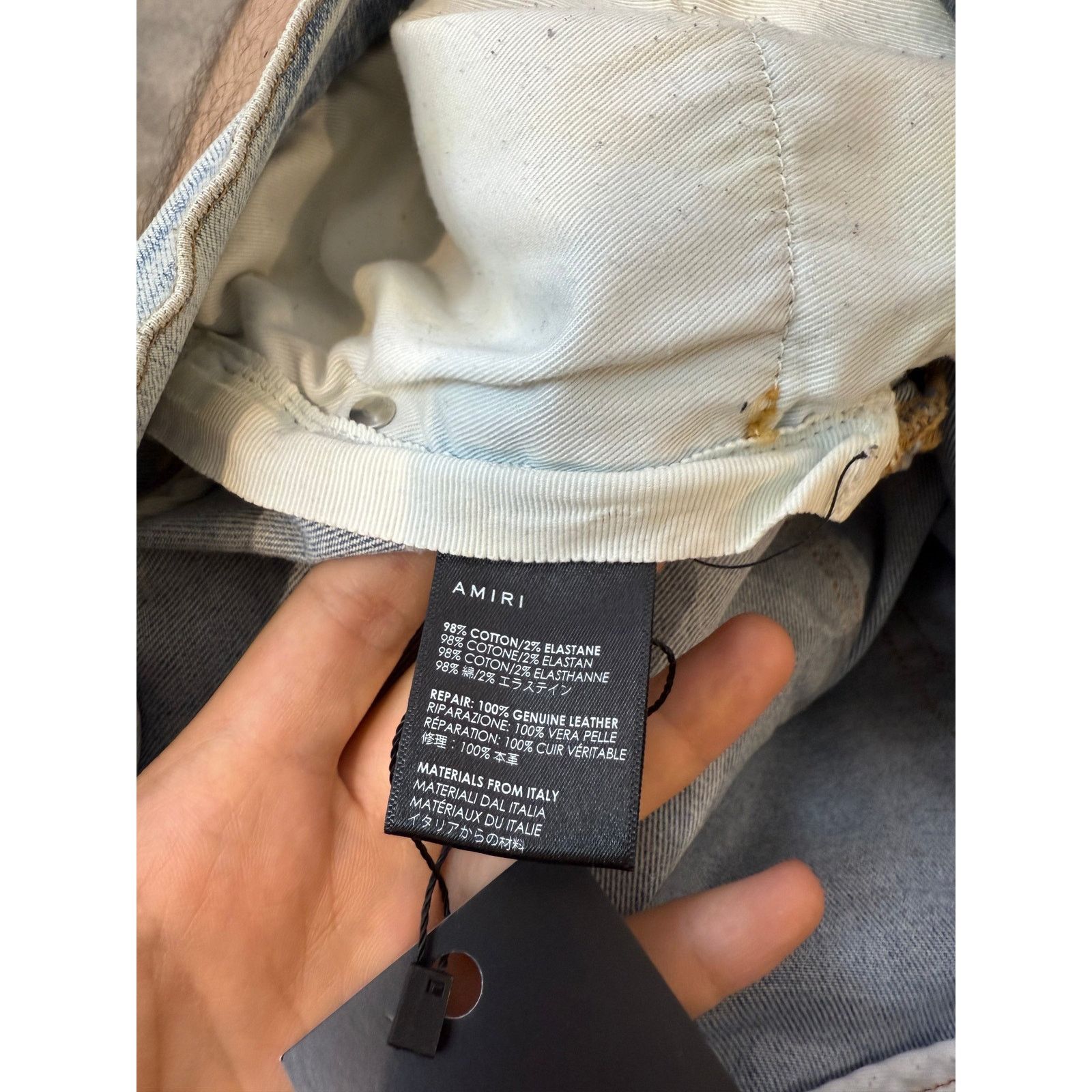 Amiri Amiri MX1 Light Wash Tan Used 36 Size US 36 / EU 52 - 3 Thumbnail