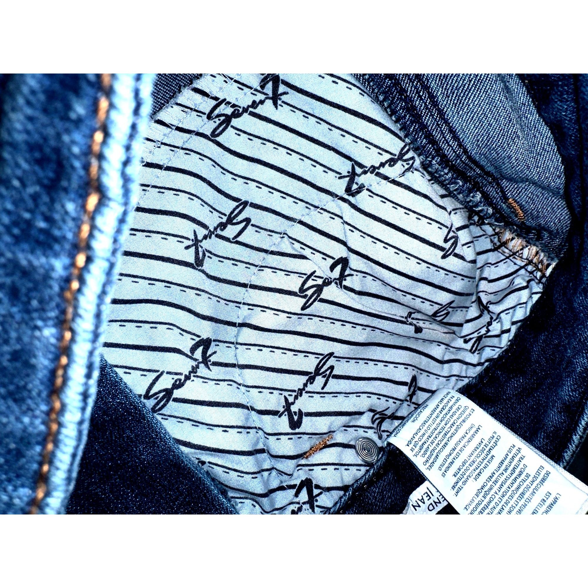 Seven 7 Seven7 Weekend Slim Fit Jean Flattering Straight Leg Super S Size 27" / US 4 / IT 40 - 8 Thumbnail