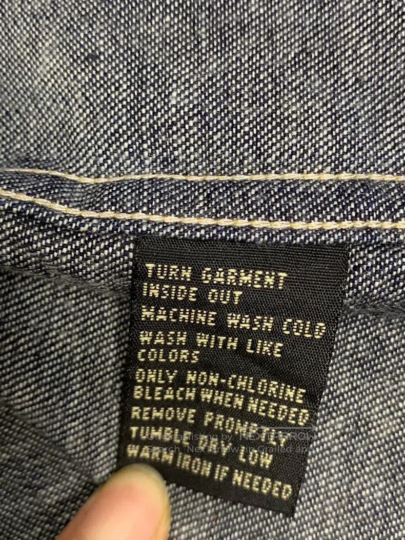 RRL Ralph Lauren RRL Ralph Lauren Raw Classic Denim Shirt Size US S / EU 44-46 / 1 - 6 Thumbnail