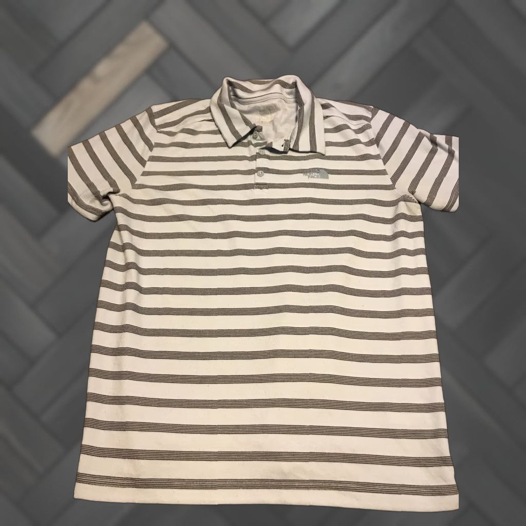 The North Face The North Face Polo Short Sleeve Mens XL Blue Striped XLarge Shirt Size US XL / EU 56 / 4 - 1 Thumbnail