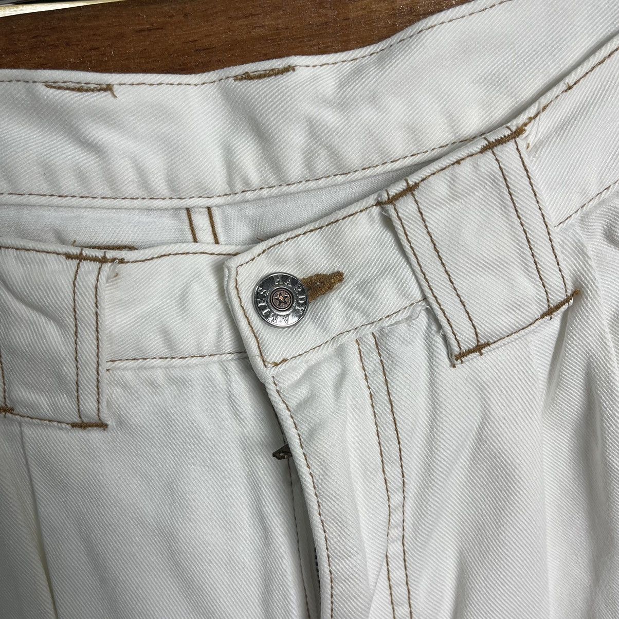 Hardy Amies × JNCO × Japanese Brand Y2K Hardy Amies Sport London Bear Embroidered Baggy Jeans Size US 31 - 8 Thumbnail