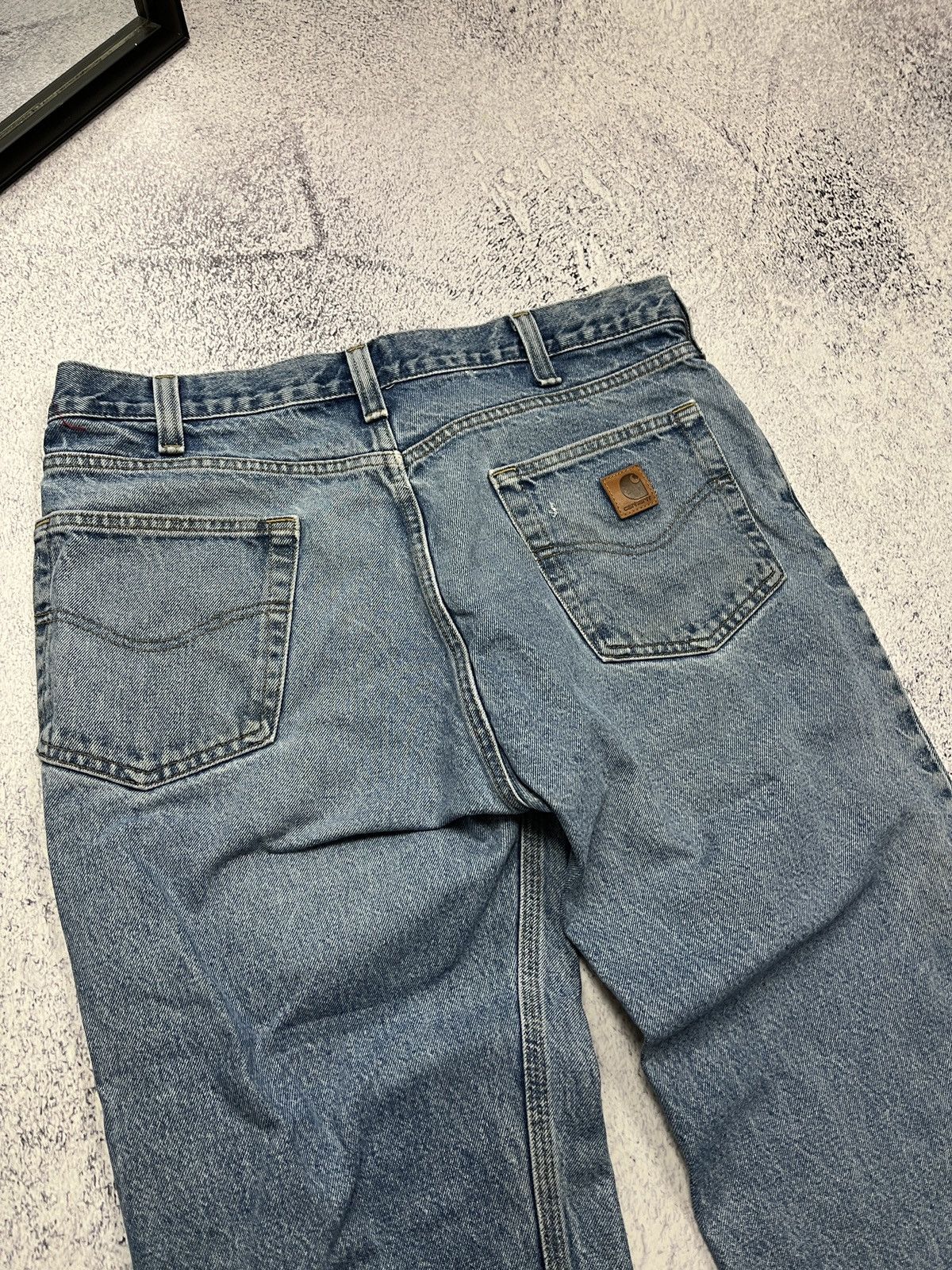 Carhartt Vintage Carhartt Jeans 34x32 Distressed Wash Workwear Y2K Size US 34 / EU 50 - 6 Thumbnail