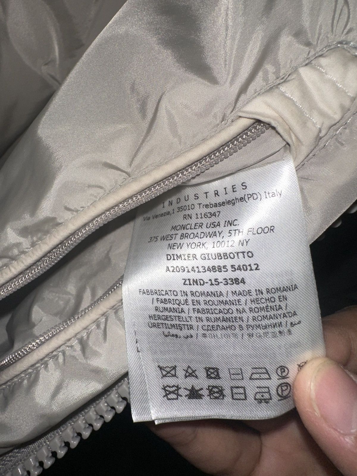 Moncler Moncler Dimier Giubbotto Down Jacket Size US M / EU 48-50 / 2 - 8 Thumbnail