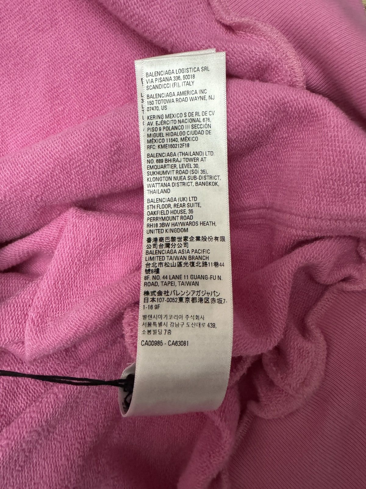 Balenciaga AW22 BALENCIAGA PINK polo hoodie Sz.1 Size US S / EU 44-46 / 1 - 12 Thumbnail