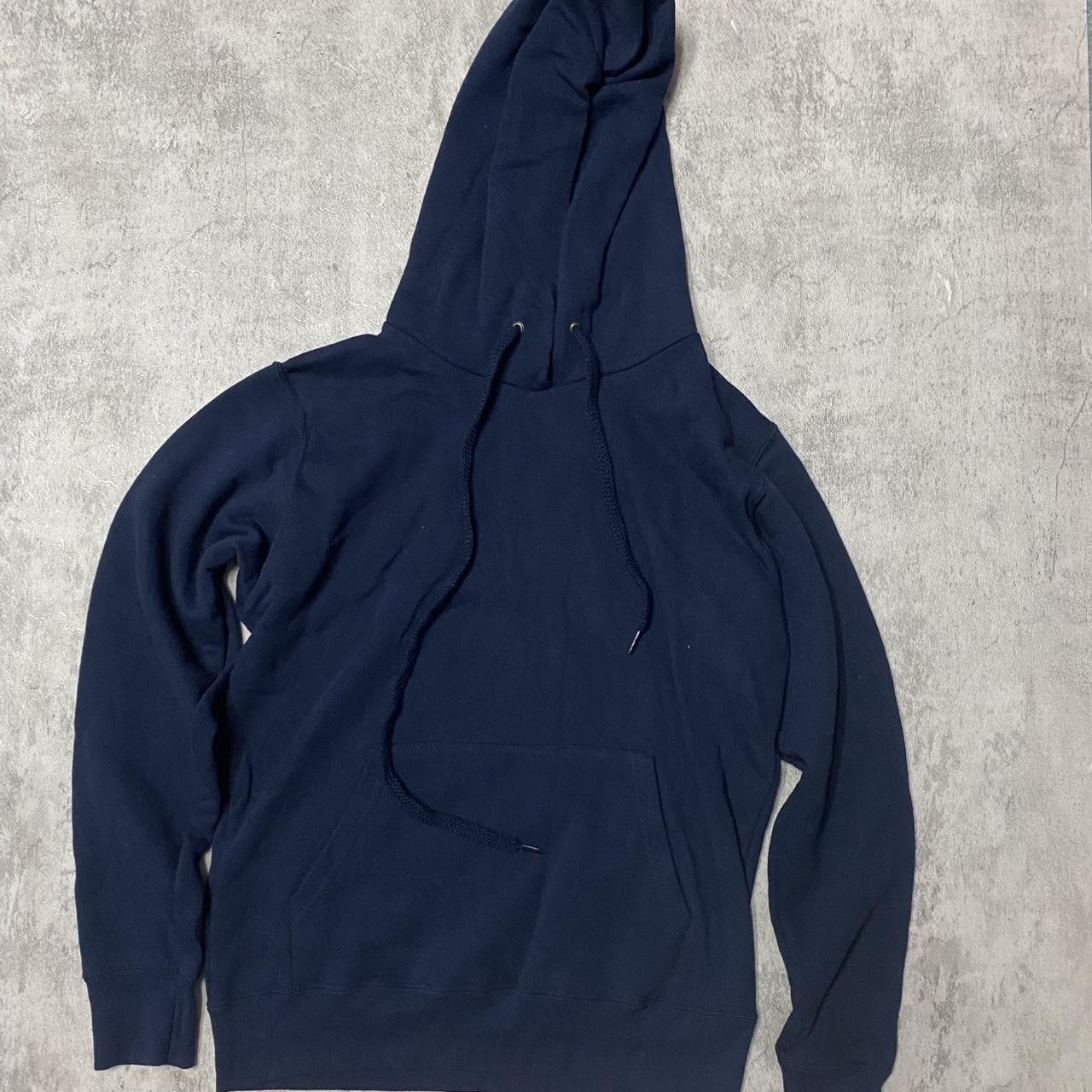 Fruit Of The Loom Navy blue casual streetwear hoodie Size US S / EU 44-46 / 1 - 1 Thumbnail