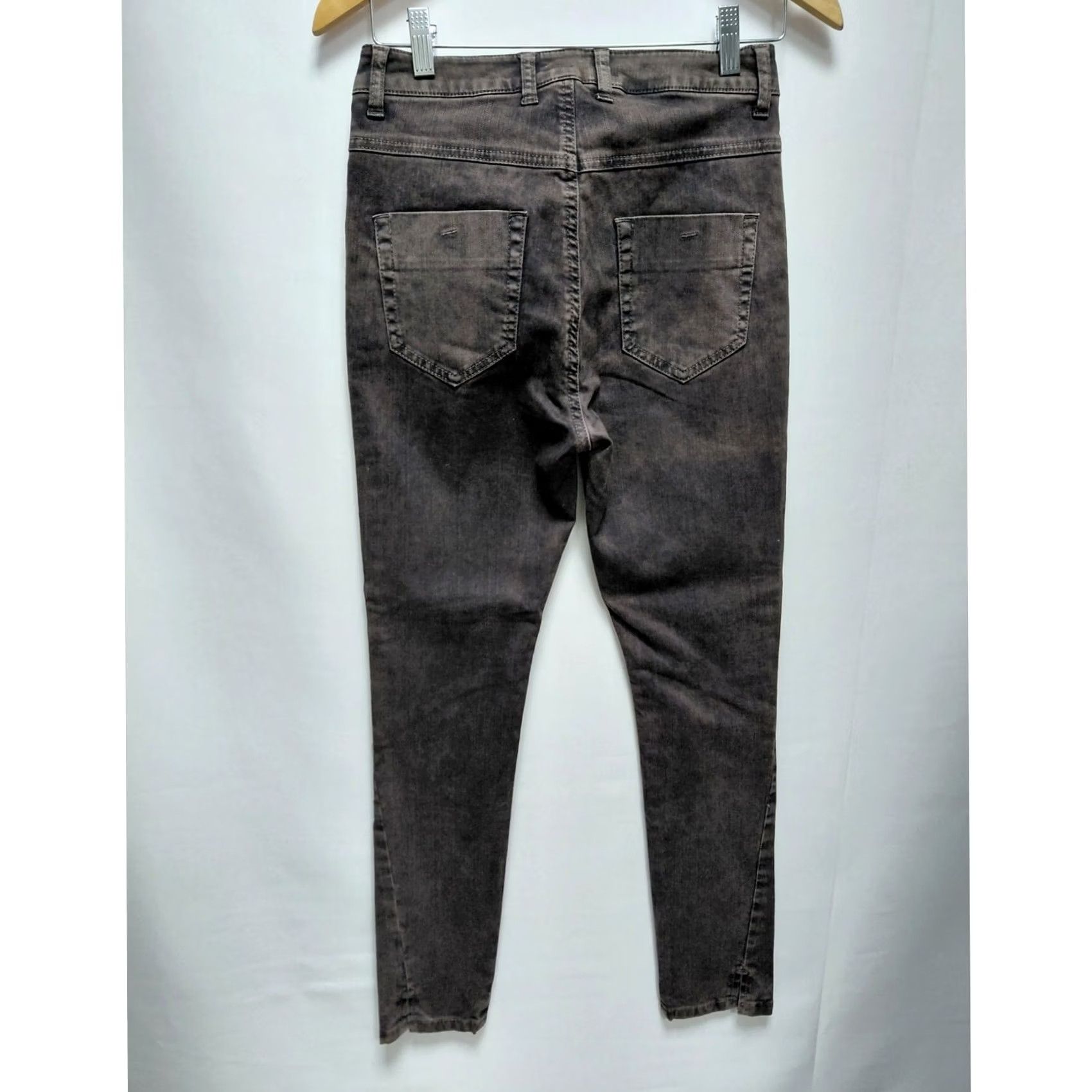 Diesel Diesel Black Skinny Jeans Solid Denim Size 25 Womens Jeans 5-Pocket Stretch Mid Rise Black Size 42" / US 20 - 2 Thumbnail