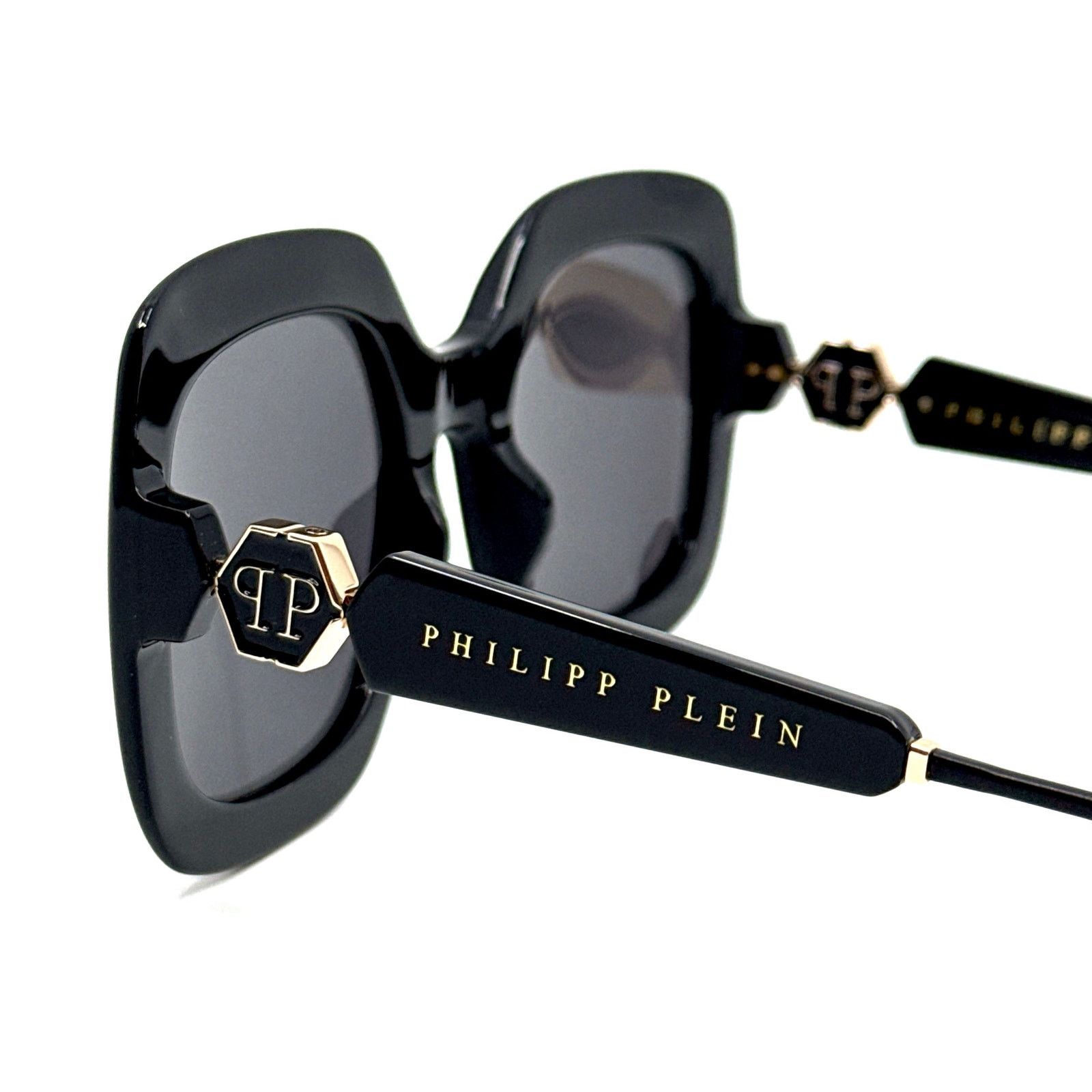 Philipp Plein New, PHILIPP PLEIN Sunglasses SPP065S Col.0700 Authentic Size ONE SIZE - 7 Thumbnail