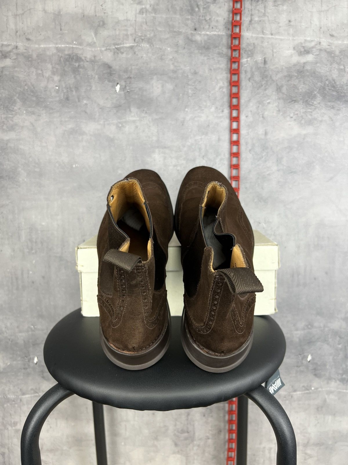 Church's Church's Brown Suede Chelsea Boots Shoes UK 9 F US 10 EU 43 Size US 10 / EU 43 - 9 Thumbnail