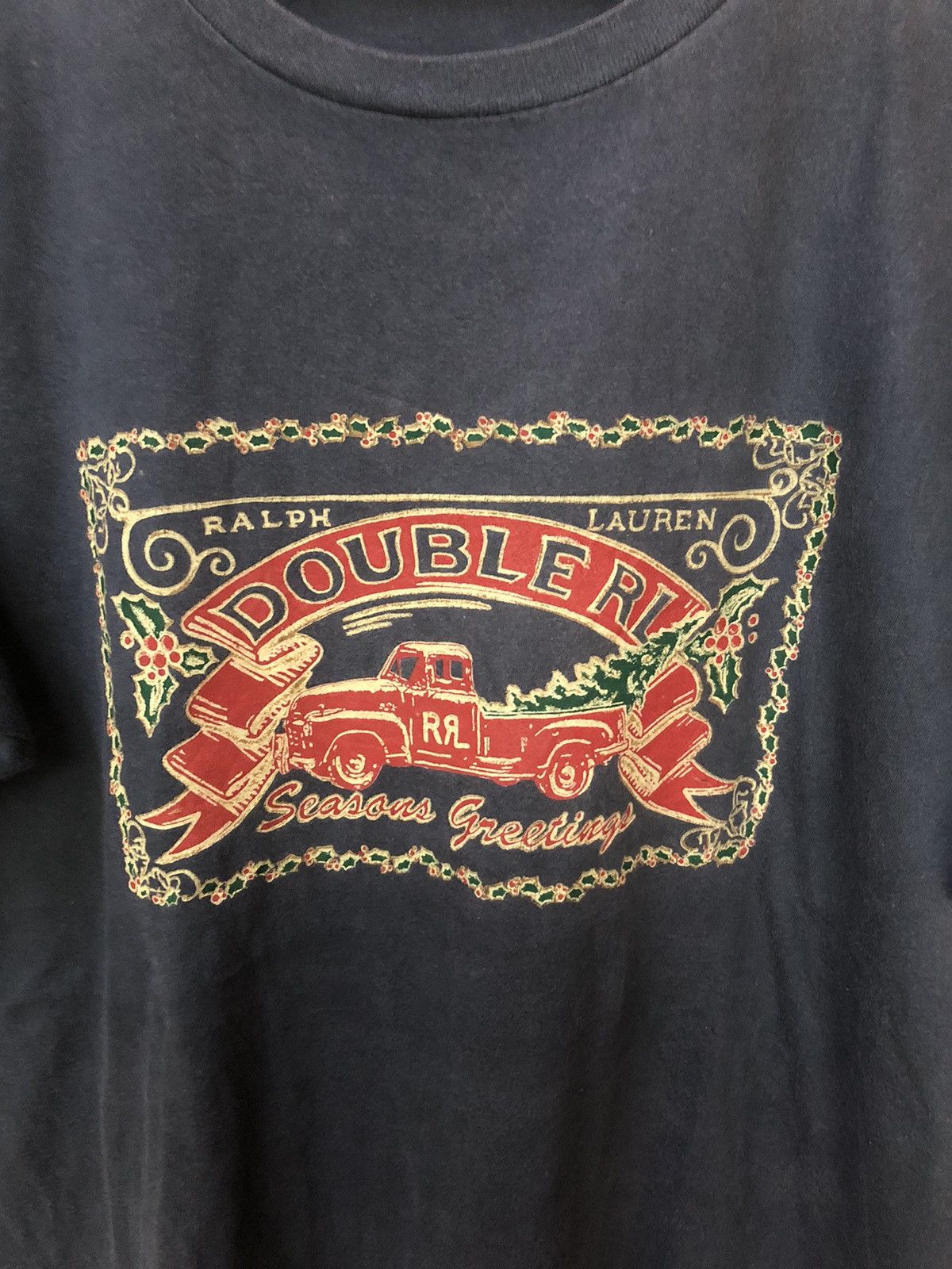 Ralph Lauren Vintage RL Double RL Design Shirt Faded Te Size US XXL / EU 58 / 5 - 3 Thumbnail