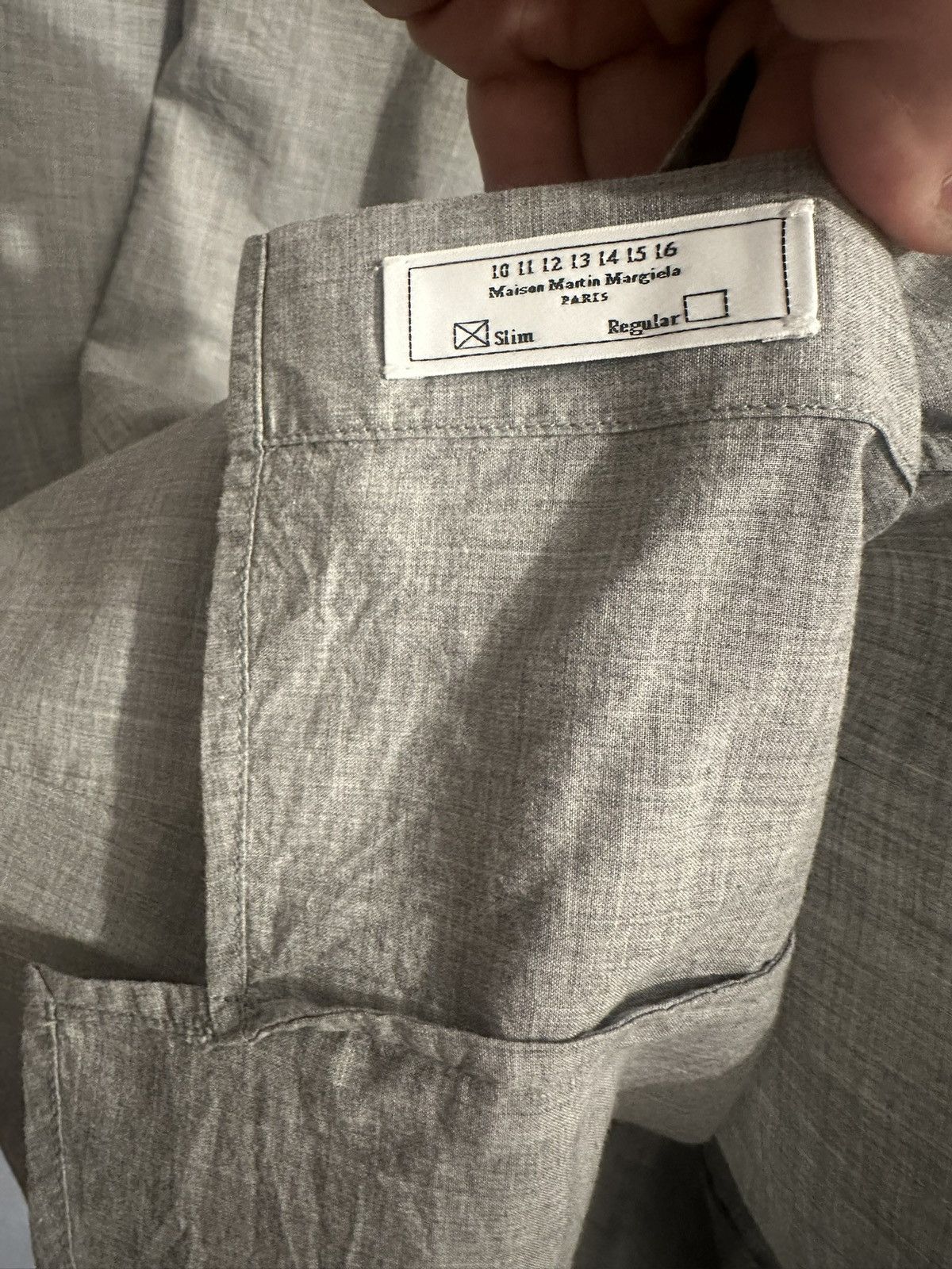 Maison Margiela Maison Margiela assymetric shirt Size US M / EU 48-50 / 2 - 9 Thumbnail
