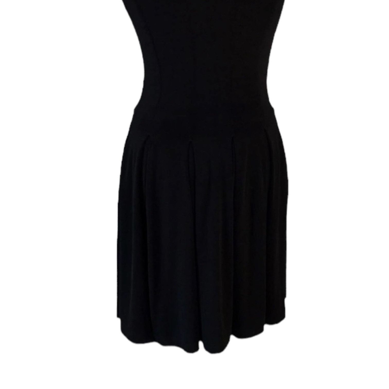 Vintage Vintage 80s 90s TOWER sleeveless pleated fit & flare dress Size M / US 6-8 / IT 42-44 - 4 Thumbnail