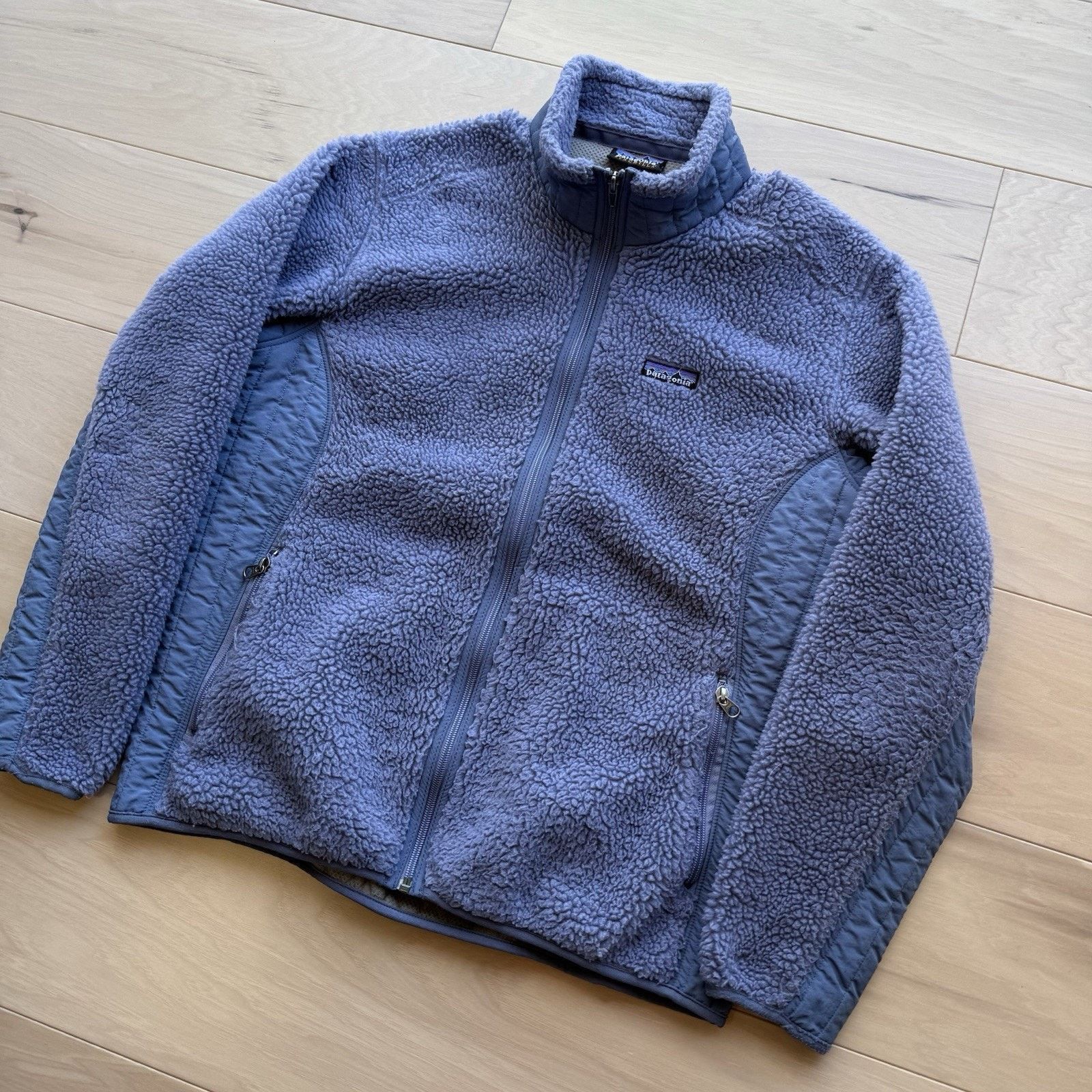 Patagonia × Vintage Patagonia Retro X Jacket Women's L Purple Full Zip Deep Pile Size L / US 10 / IT 46 - 8 Thumbnail