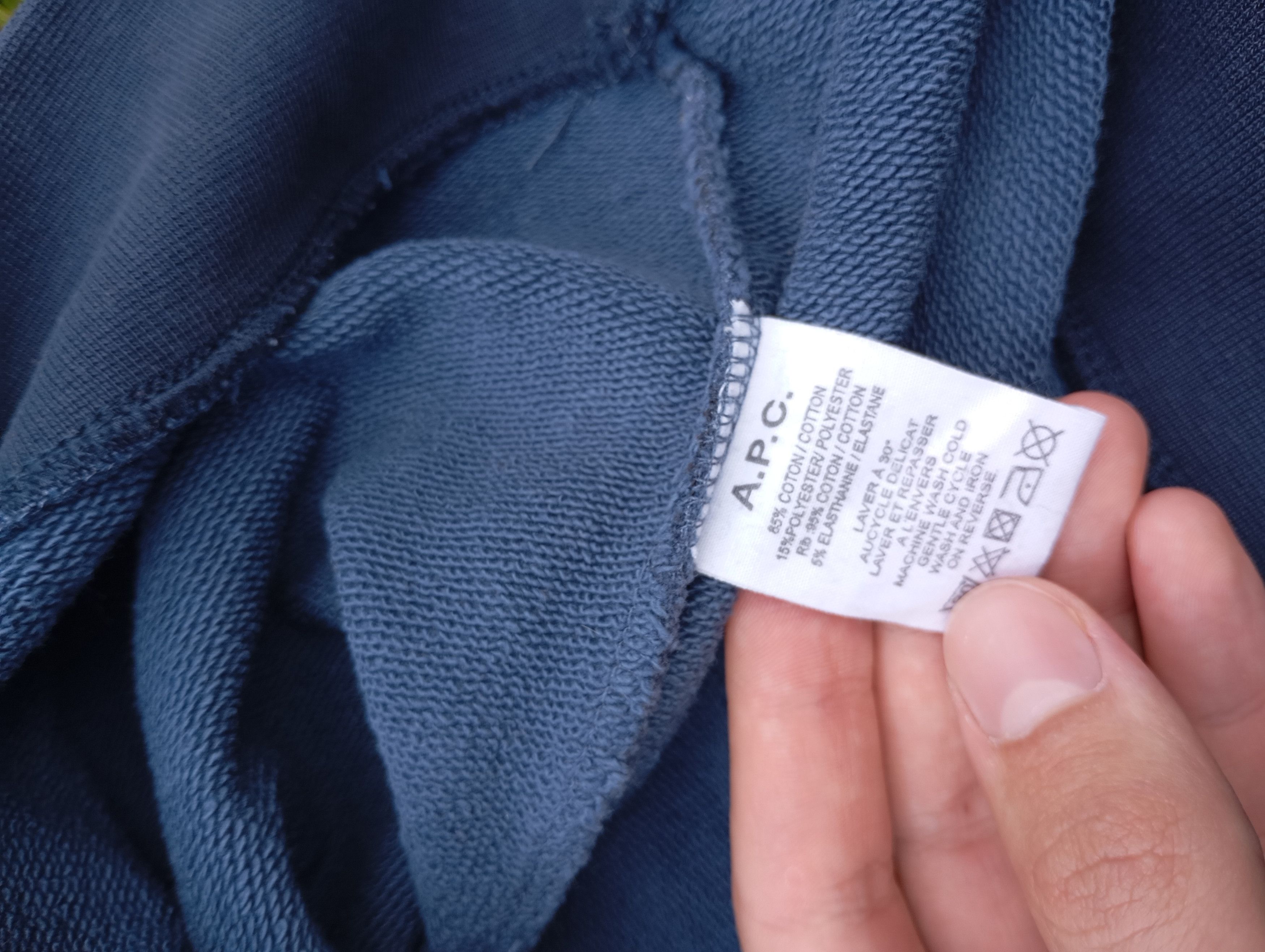 A.P.C. × Designer Vintage Y2K A.P.C checked Sweatshirt Size US XL / EU 56 / 4 - 6 Thumbnail