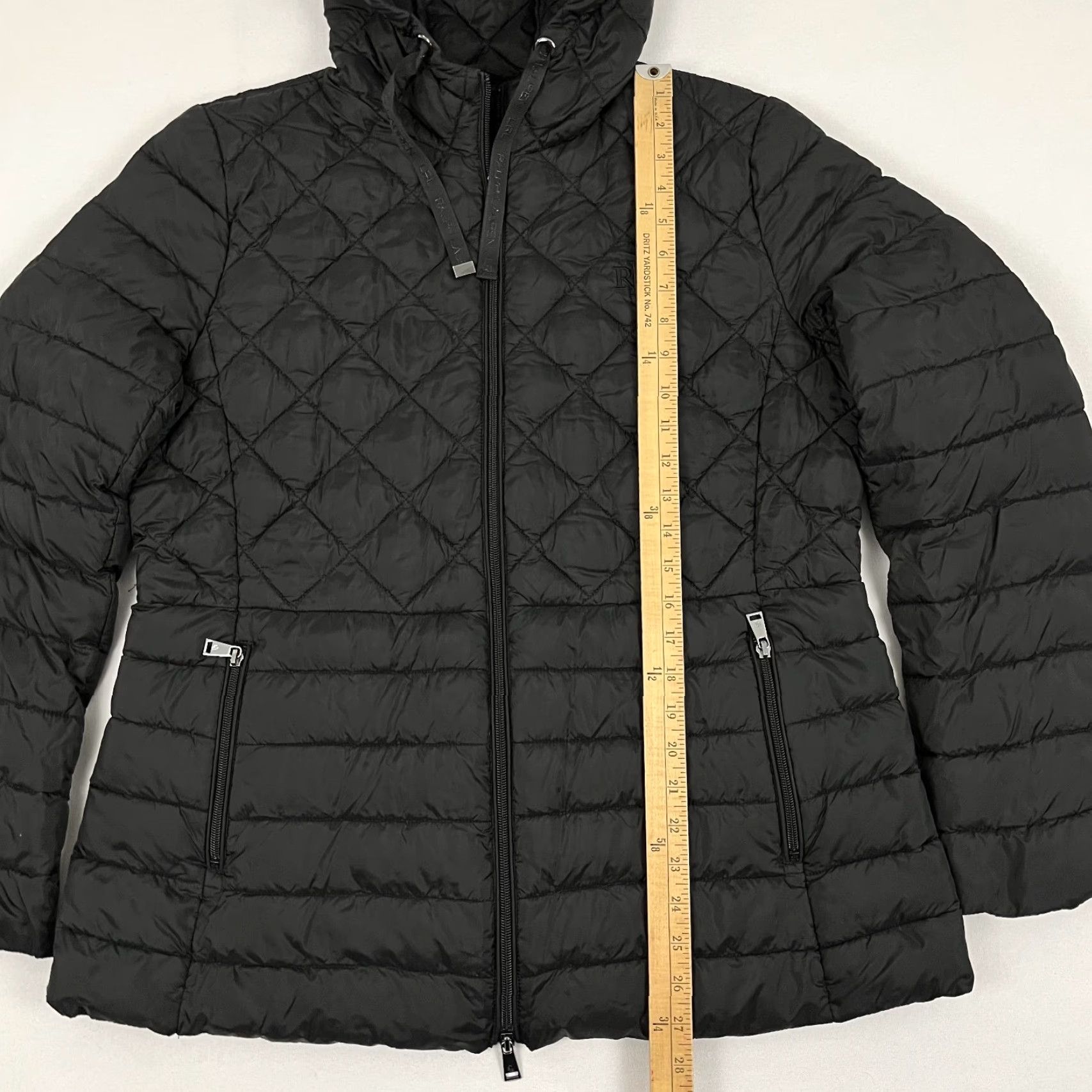 Ralph Lauren Lauren Ralph Lauren Jacket Womens M / L Black Quilted Puffer Hooded Winter Coat Size L / US 10 / IT 46 - 4 Thumbnail