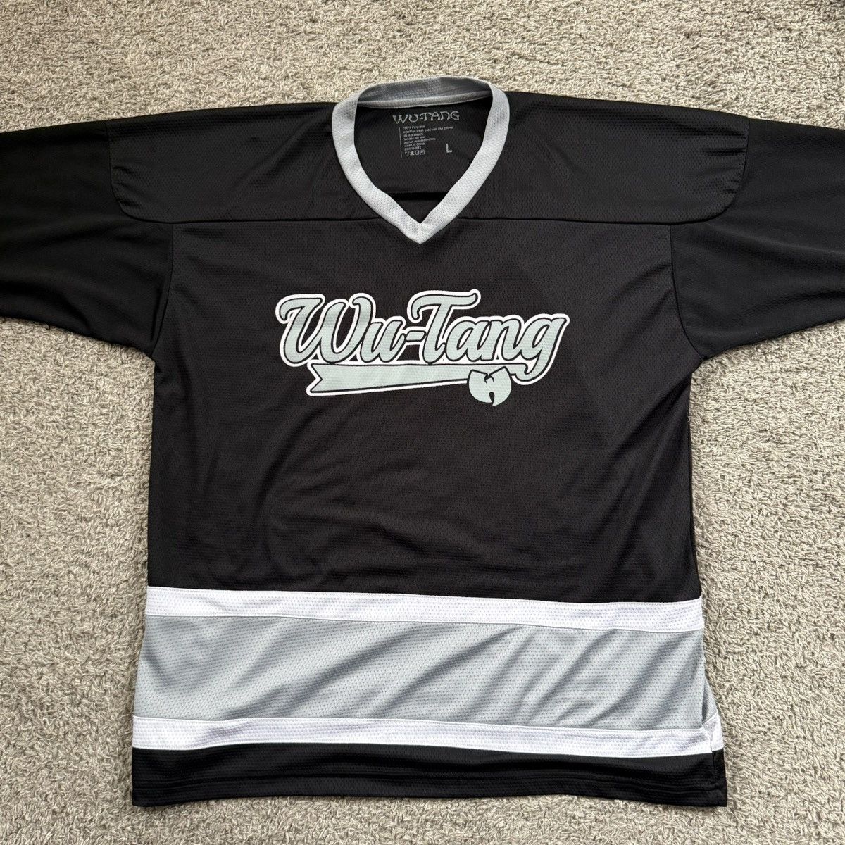 Wu-Tang Clan 🔴Wu-Tang Jersey Size Large Wu-Tang Clan Rza Gza Raekwon Size US L / EU 52-54 / 3 - 9 Thumbnail
