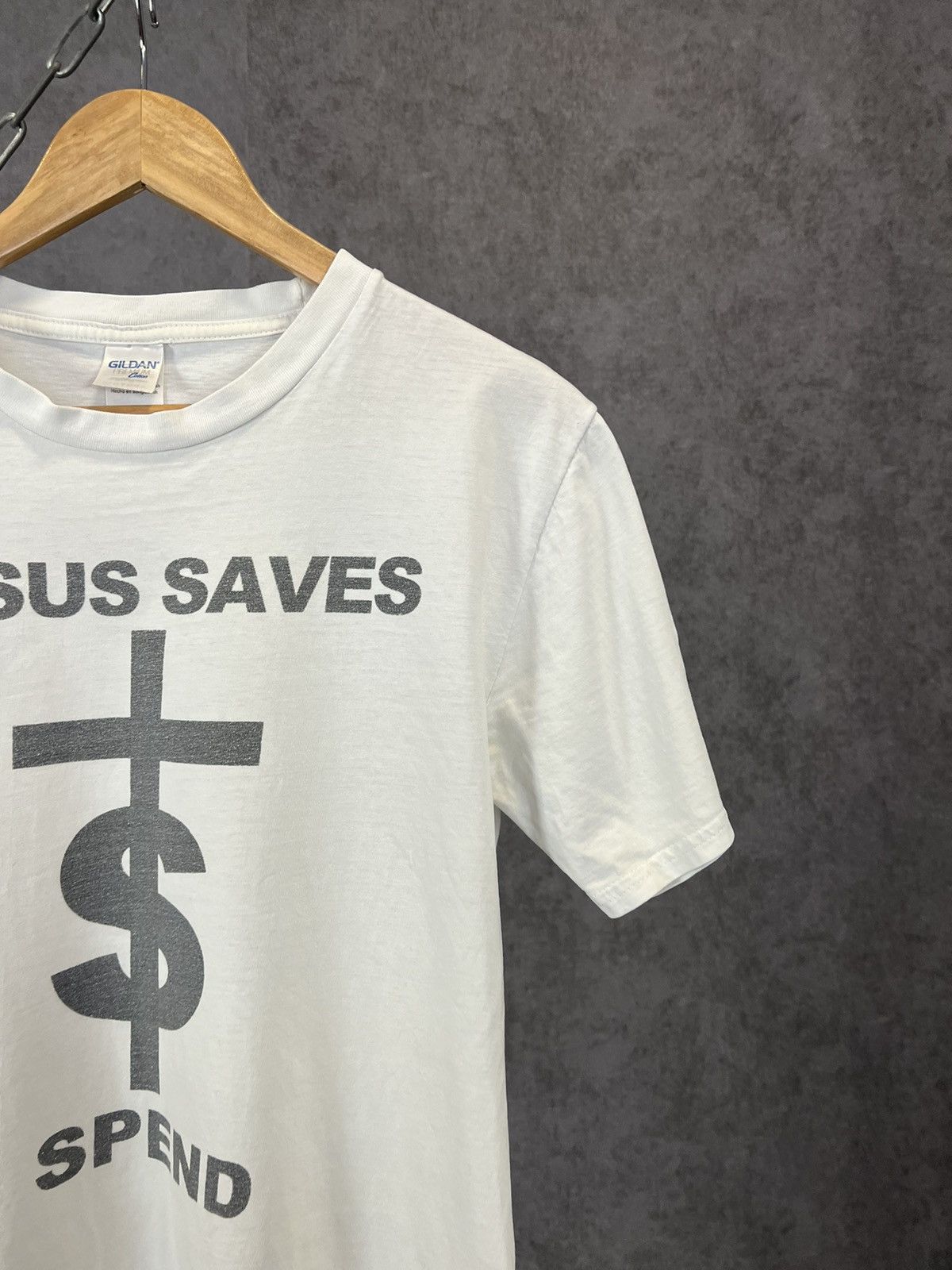 Other Jesus Saved I spend humor tee Size US S / EU 44-46 / 1 - 2 Thumbnail