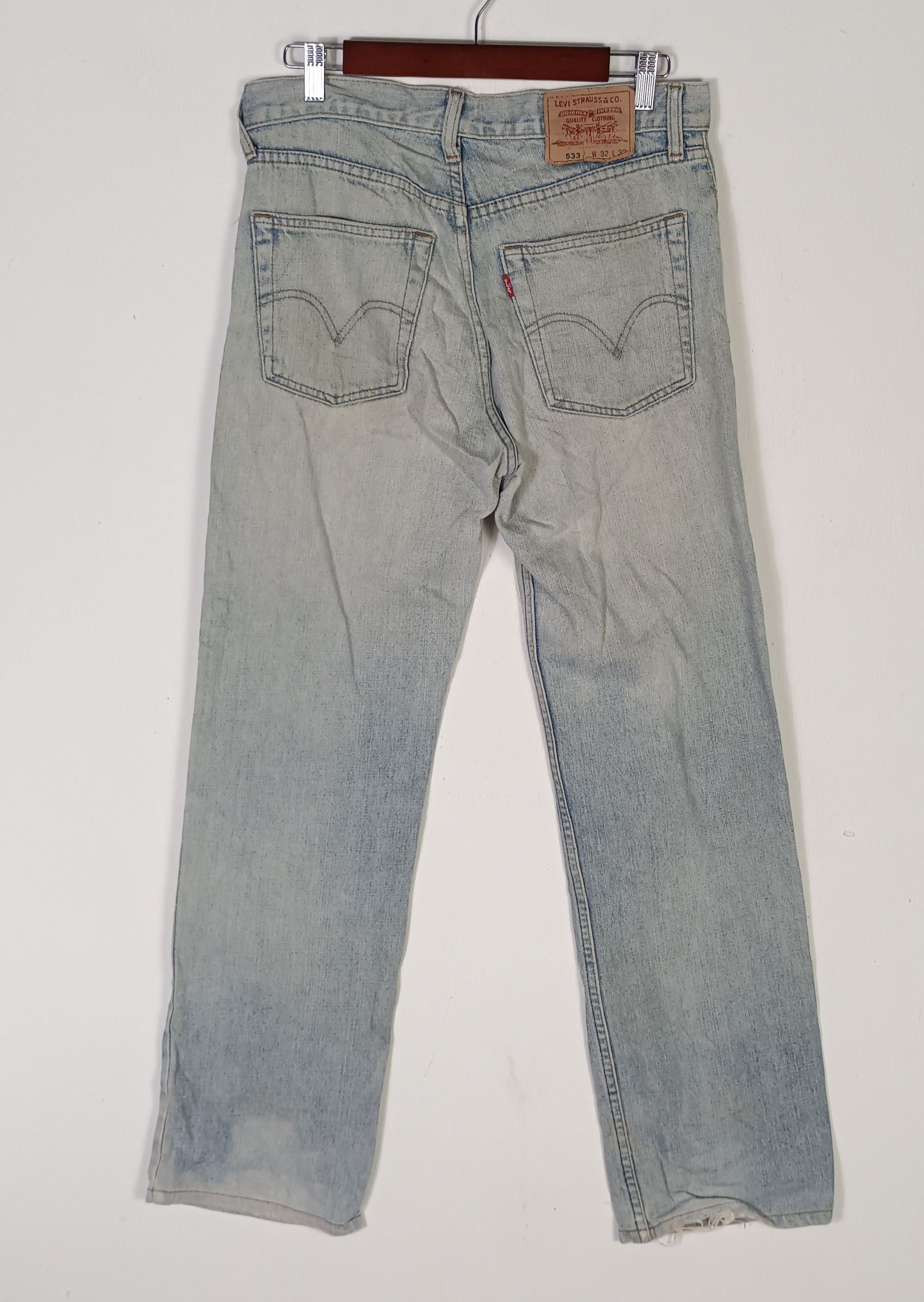 Le Grande Bleu (L.G.B.) × Levi's × Levi's Vintage Clothing Vintage💥 Levi's 533 button C72 single (R) Distressed Size US 32 / EU 48 - 2 Thumbnail
