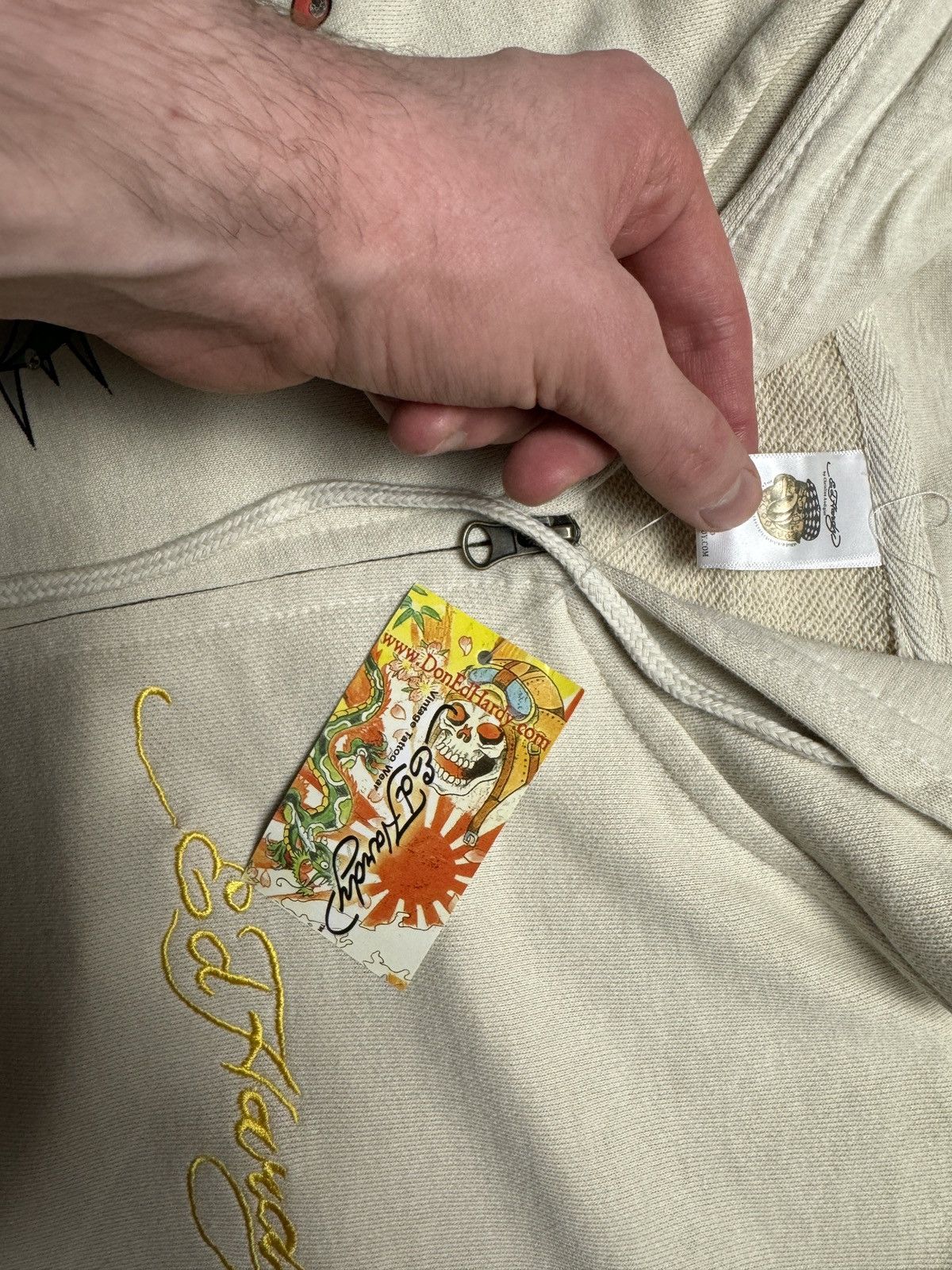 Ed Hardy Christian Audigier Ed Hardy zip hoodie big logo dogs Size US XXL / EU 58 / 5 - 5 Thumbnail