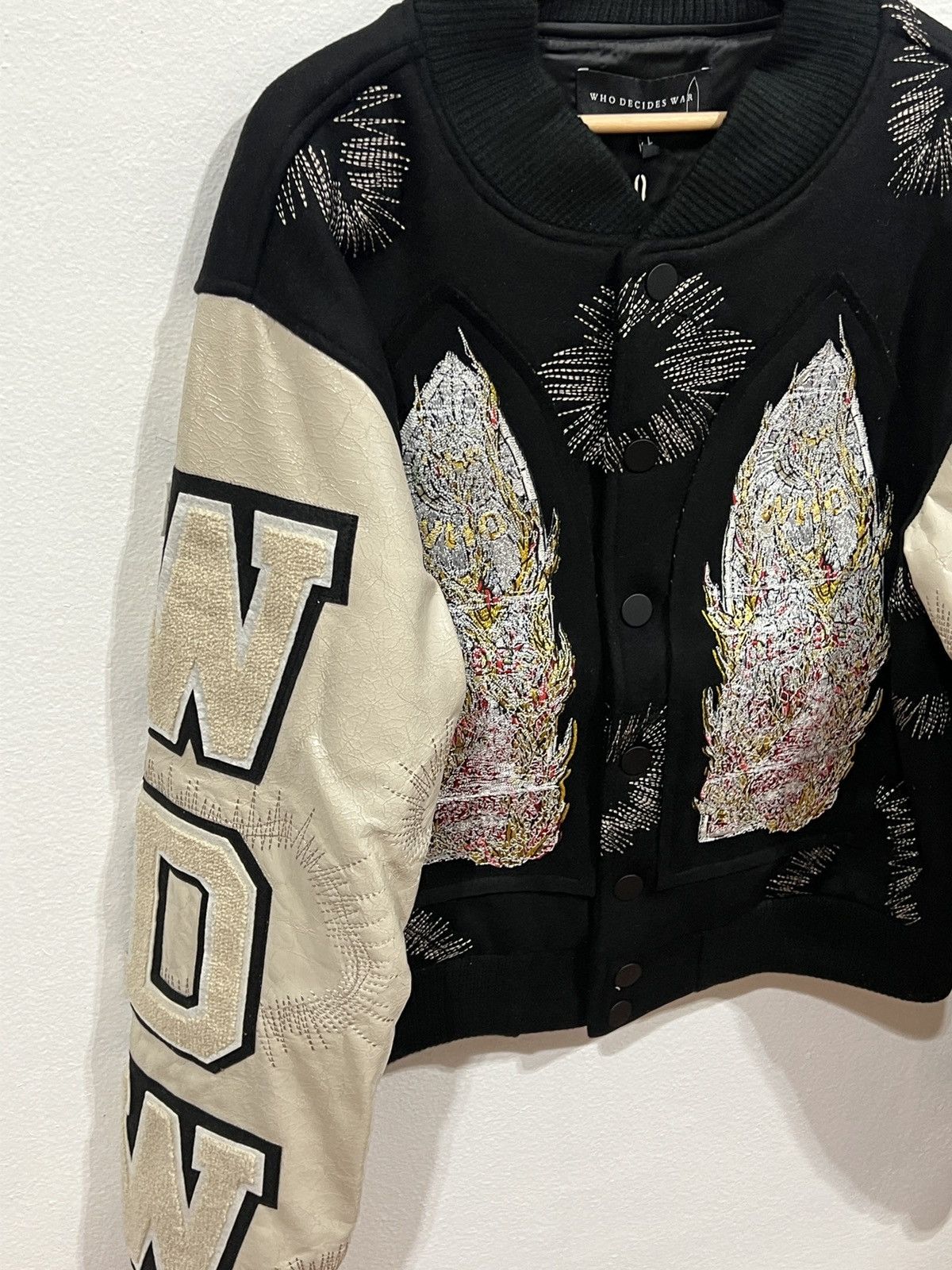 Who Decides War Who Decides War Namesnake Varsity Jacket Size US L / EU 52-54 / 3 - 2 Thumbnail