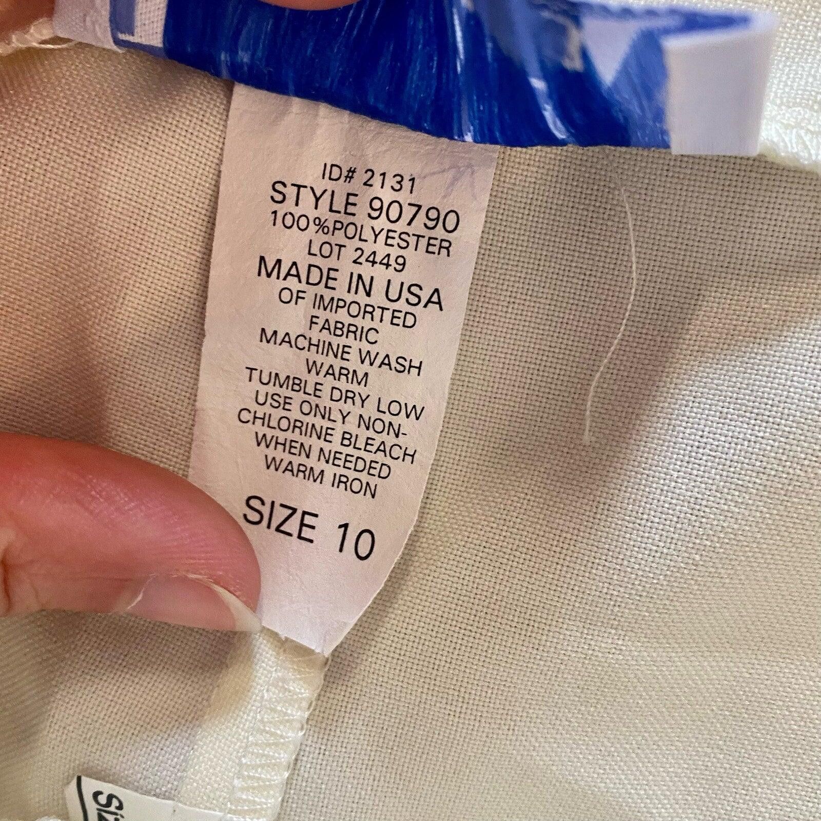 Other BFA Classics Ivory Cream Straight Leg Dress Pants Womens 10 Size 32" / US 10 / IT 46 - 12 Thumbnail