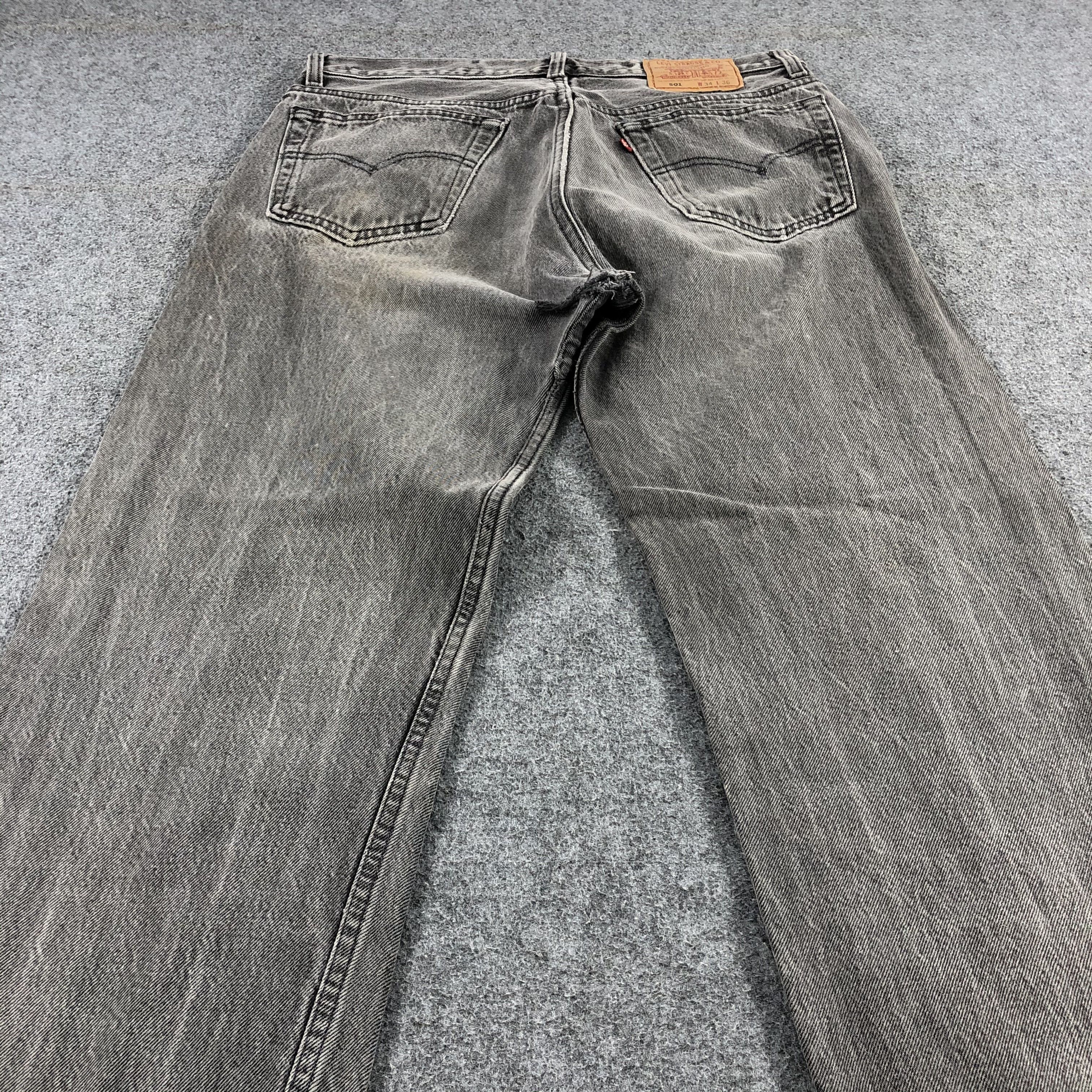 Levi's Vintage 90s Levis 501 Earth Tone Jeans-JM1544 Size US 33 - 4 Thumbnail