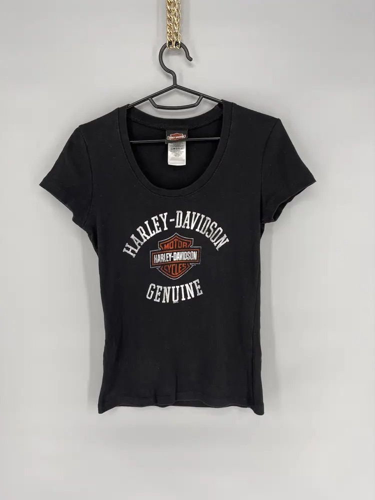Harley Davidson Vintage Y2K Harley Davidson TShirt Womens Racing tee Size S / US 4 / IT 40 - 1 Thumbnail