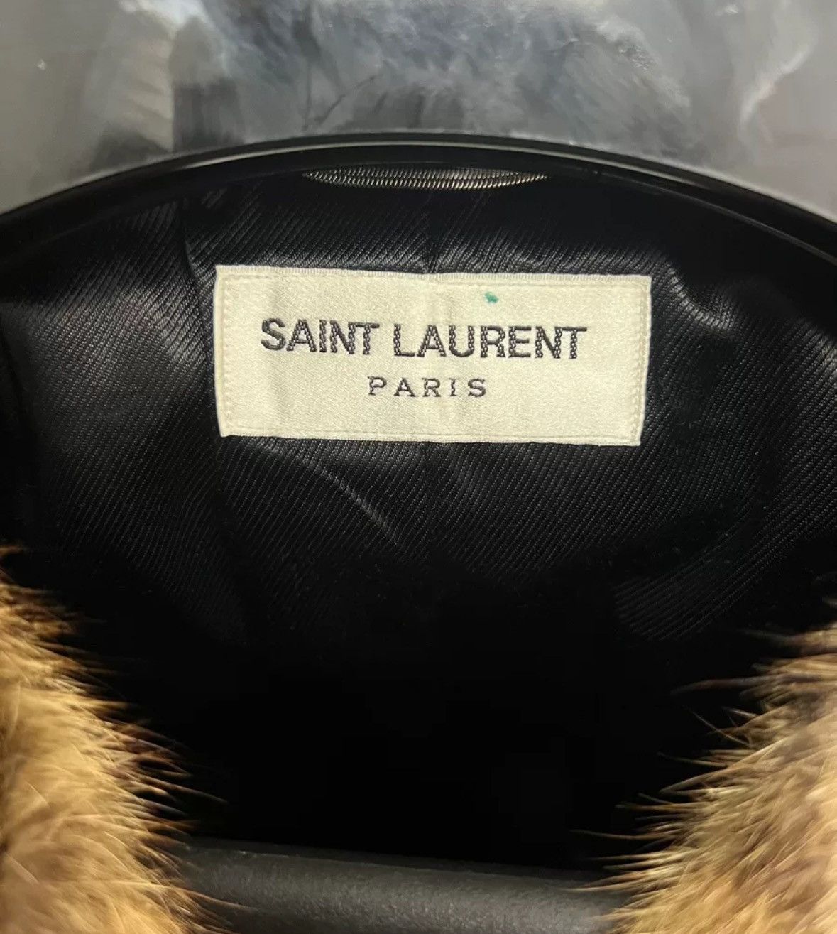 Saint Laurent Paris × Yves Saint Laurent Saint Laurent SLP genuine 14 motorcycle leather jacket Size US L / EU 52-54 / 3 - 5 Thumbnail