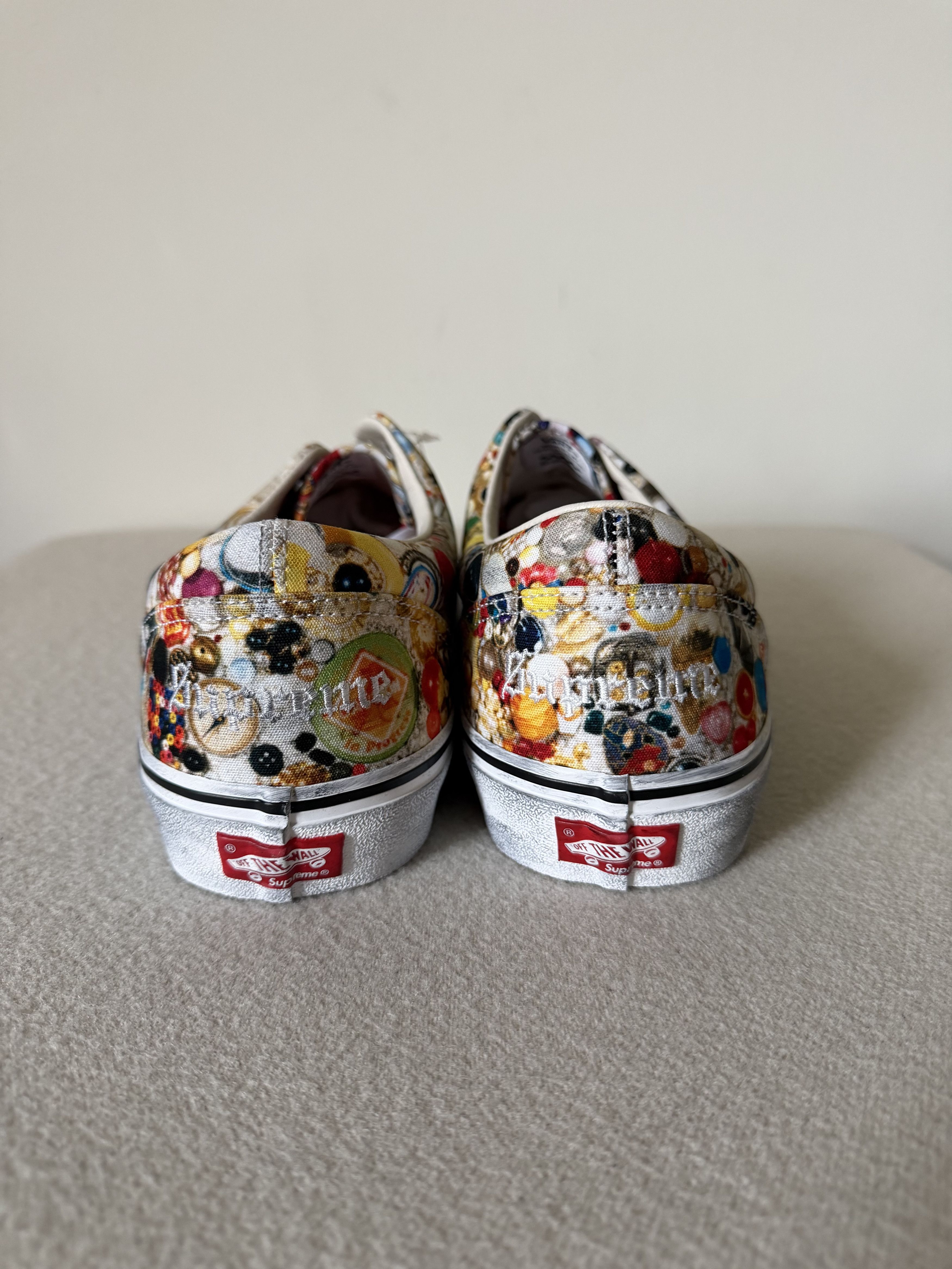 Supreme × Vans Supreme Vans Skate Era Mike Kelley in White Size US 13 / EU 46 - 5 Thumbnail