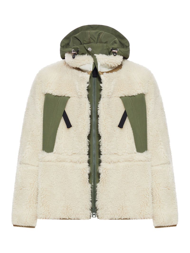 Sacai SHEARLING BOMBER JACKET Size US S / EU 44-46 / 1 - 1 Thumbnail