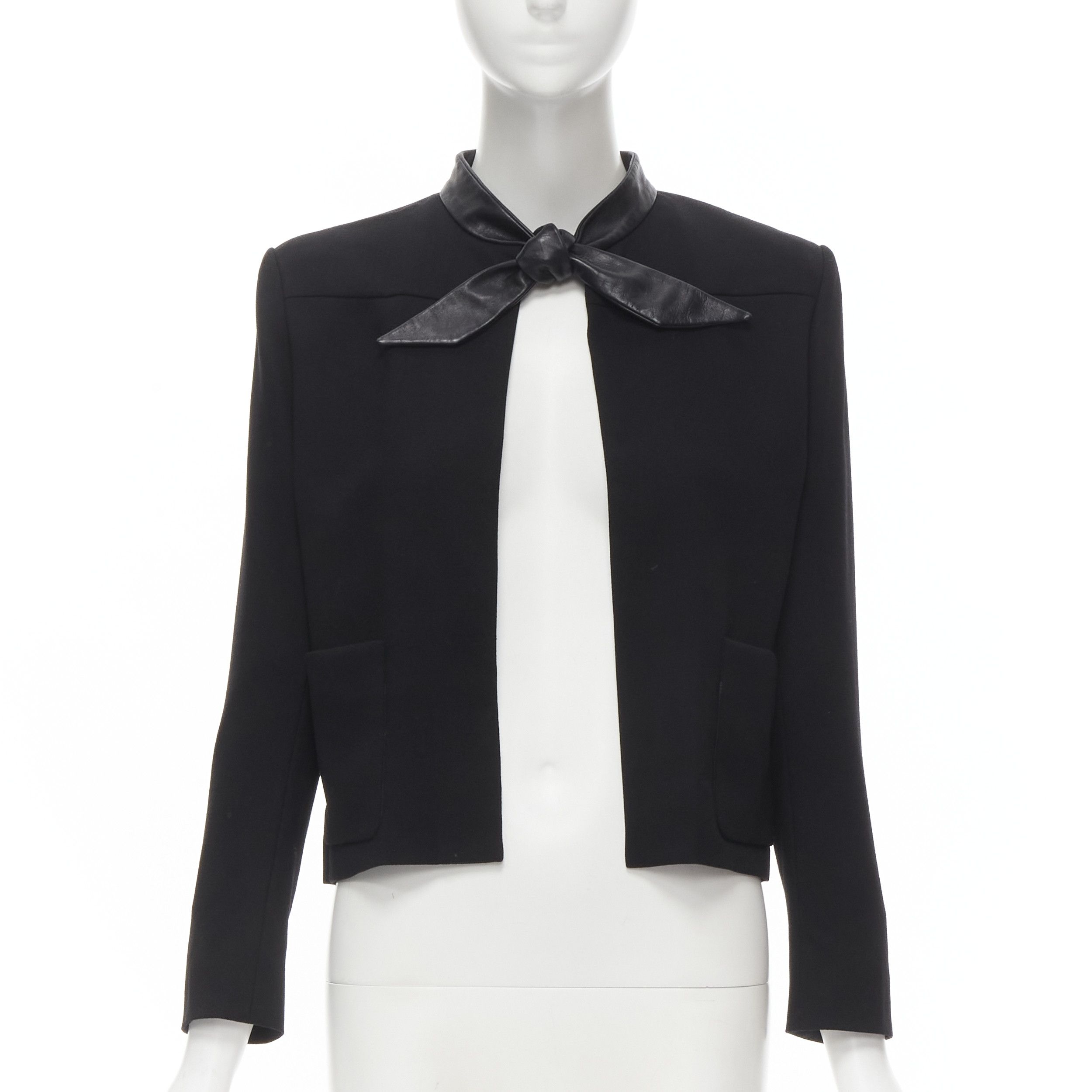 Ferre fashion bowcropped jacket