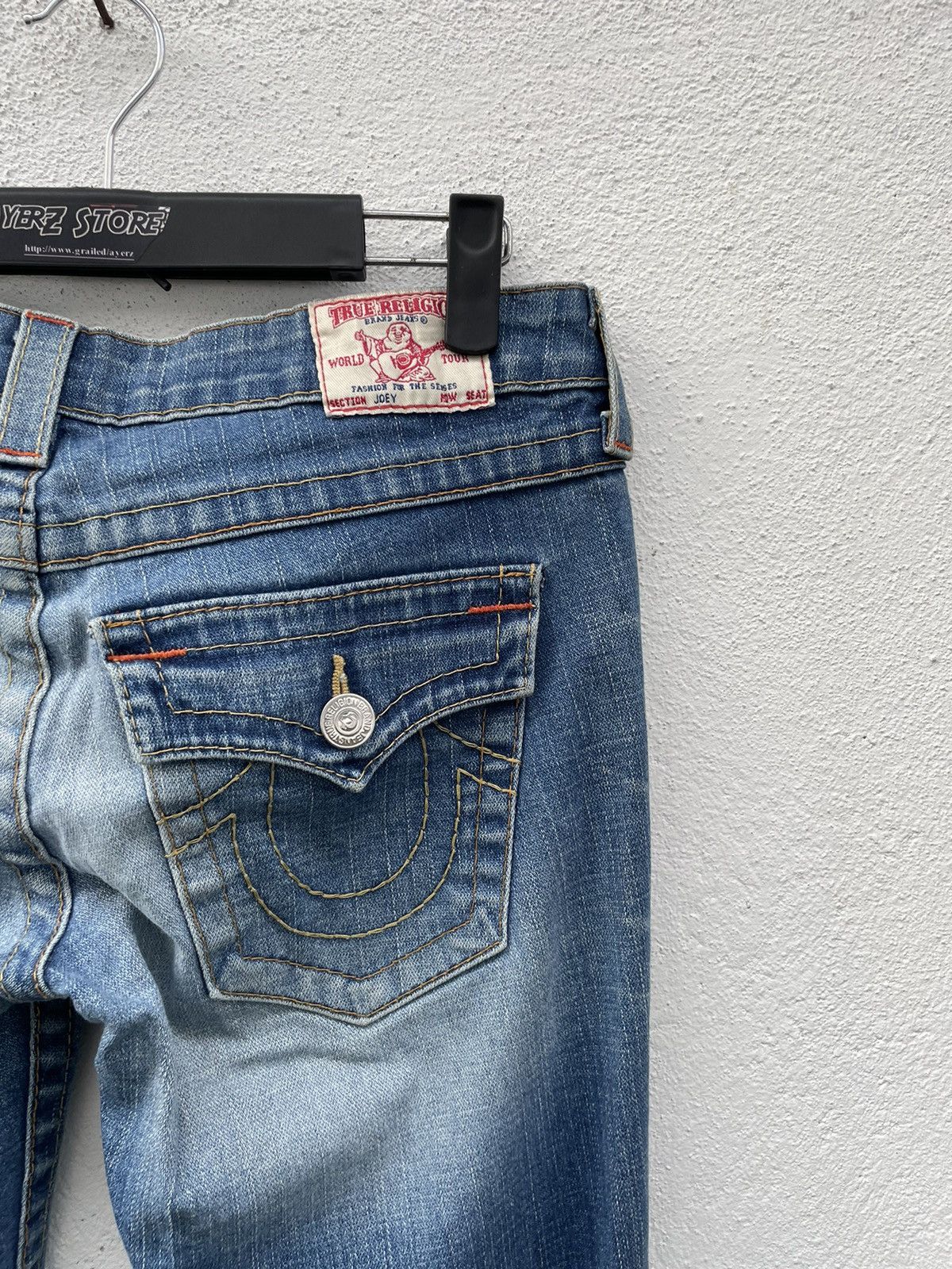 True Religion Vintage Y2K True Religion Flare Denim Jeans Size 31" - 12 Thumbnail