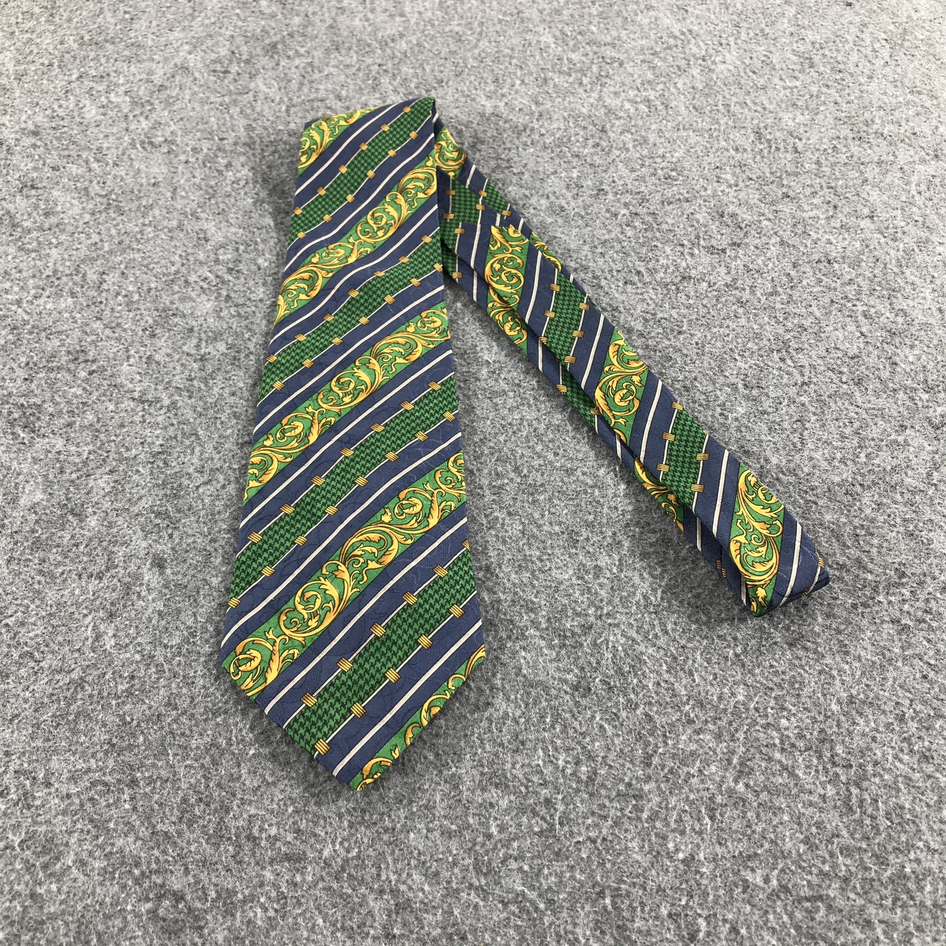Christian Dior Monsieur × Vintage Vintage Christian Dior Monsieur Baroque Silk Neck Ties T33 Size ONE SIZE - 1 Thumbnail