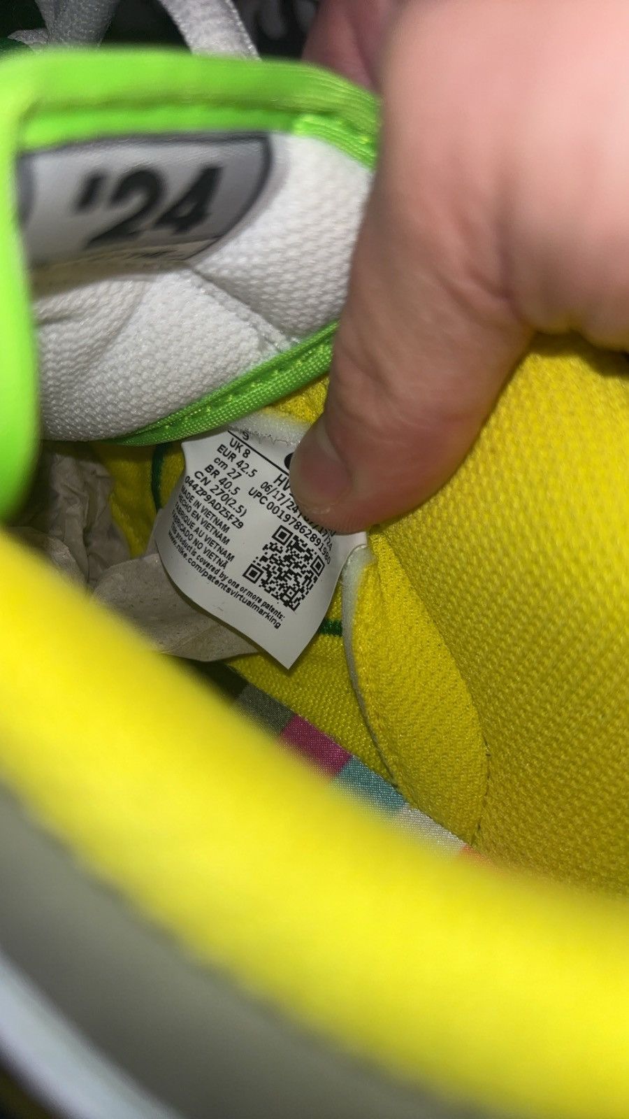Nike Dunk Low ‘What the Duck- University Of Oregon Away P.E Size US 9 / EU 42 - 6 Thumbnail