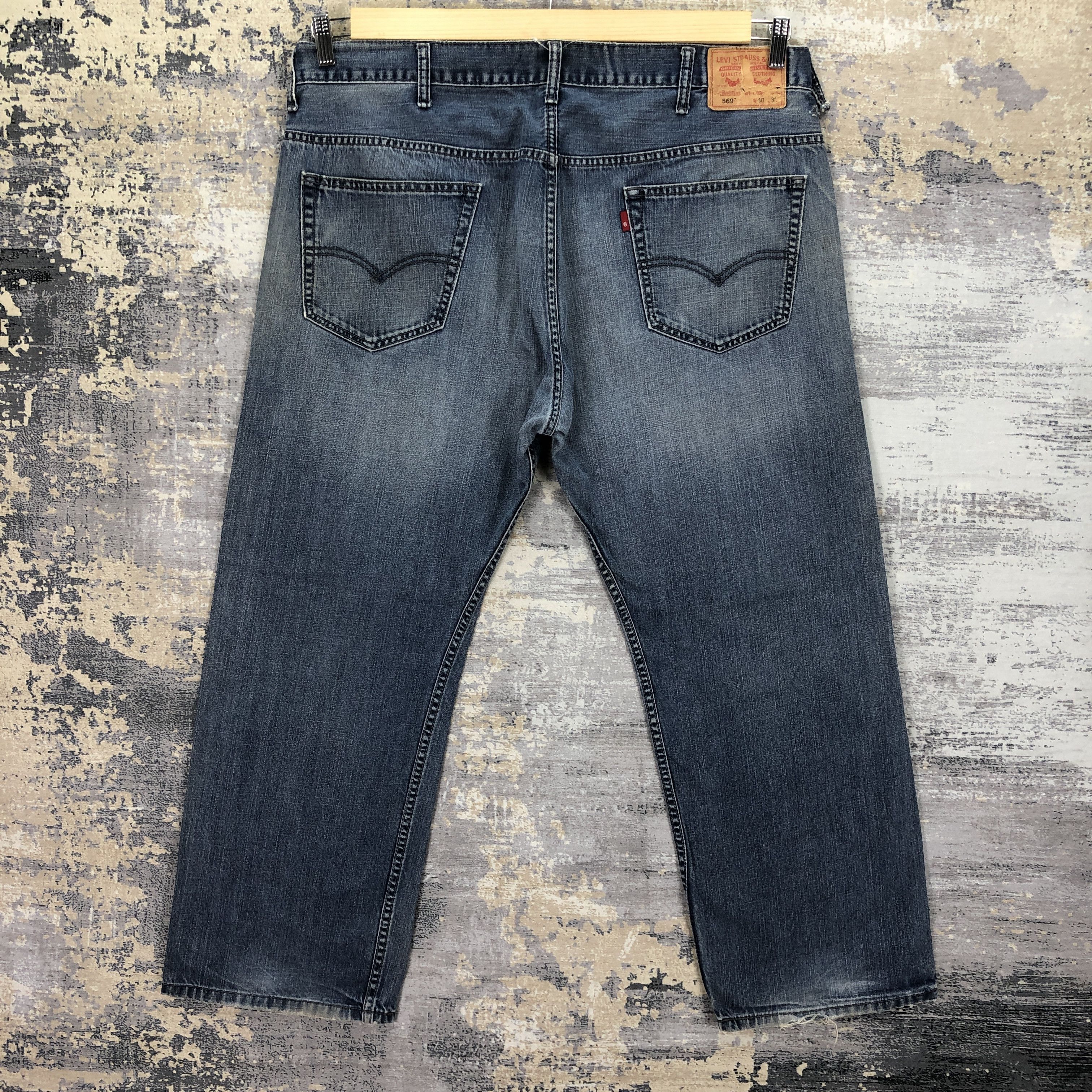 Levi's Vintage Levis Baggy Jeans Oversized Levi's 569 Denim Size US 40 / EU 56 - 2 Thumbnail
