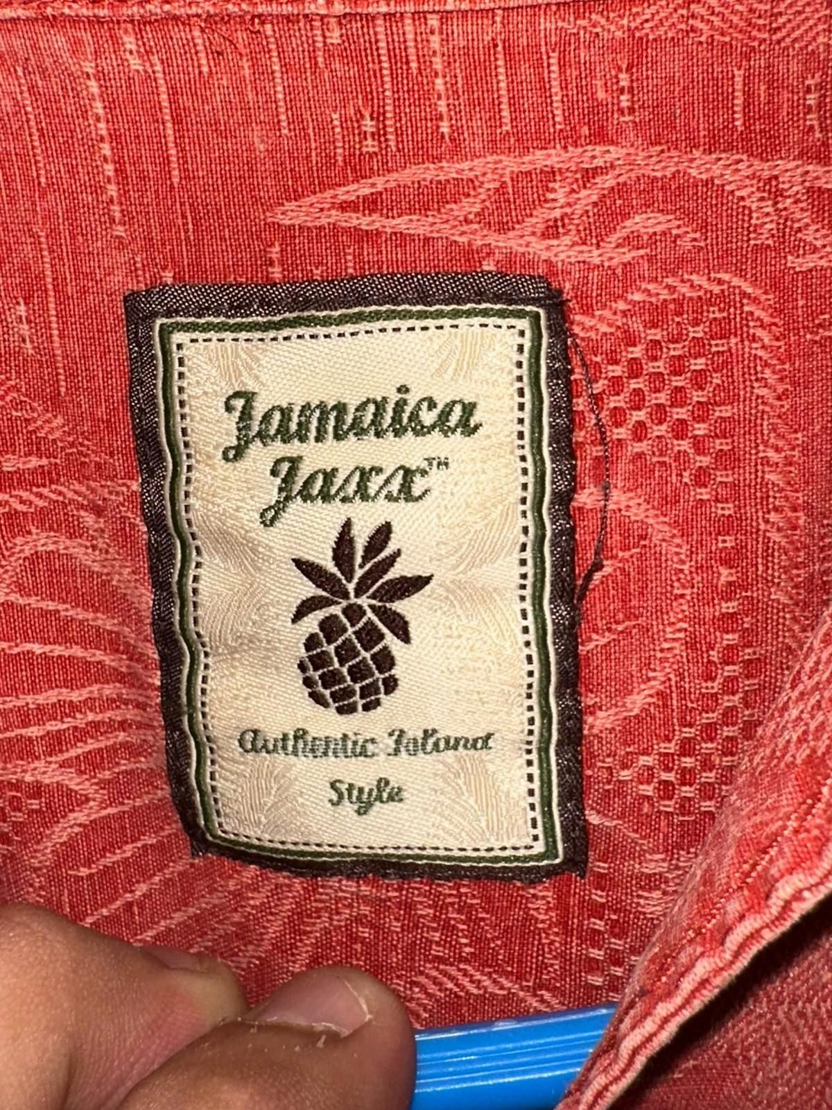 Designer Jamaica Jaxx (Red Floral Print, Authentic Island Style) LG Size 42R - 5 Thumbnail