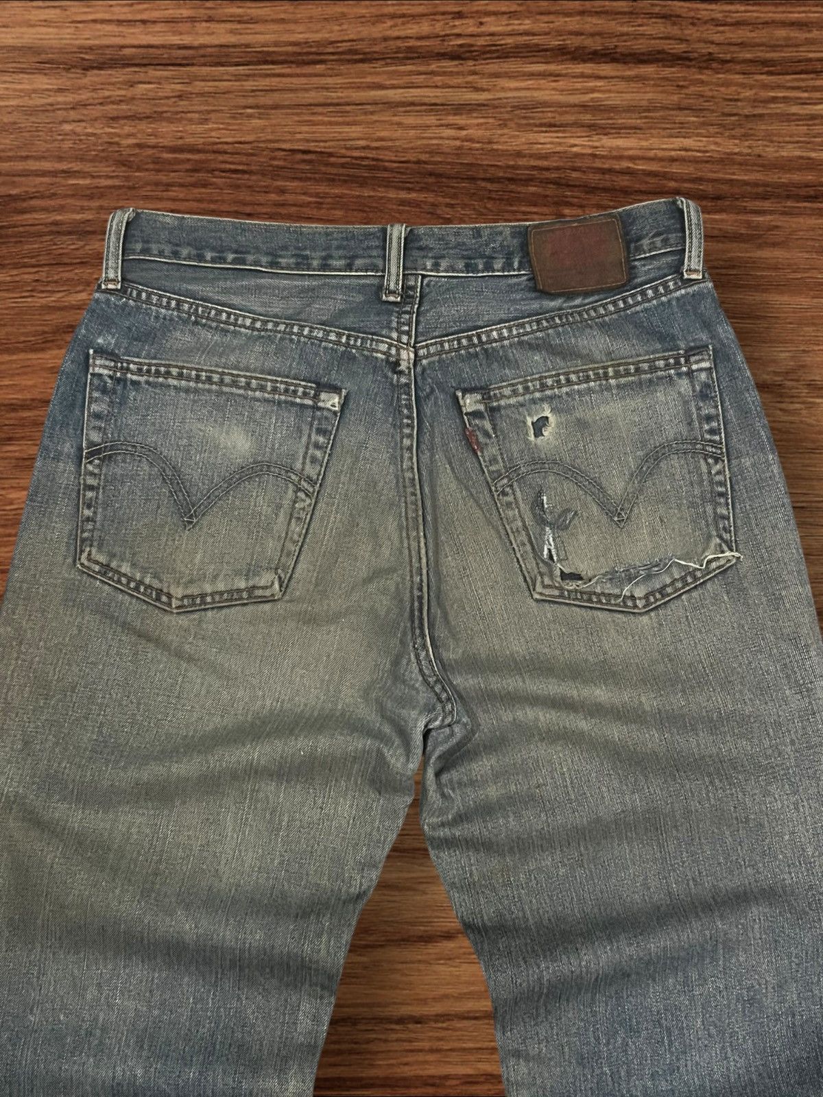 Levi's Vintage Levi’s 502 Japanese Baggy Style Mud Wash Loose Jeans Size US 32 / EU 48 - 6 Thumbnail