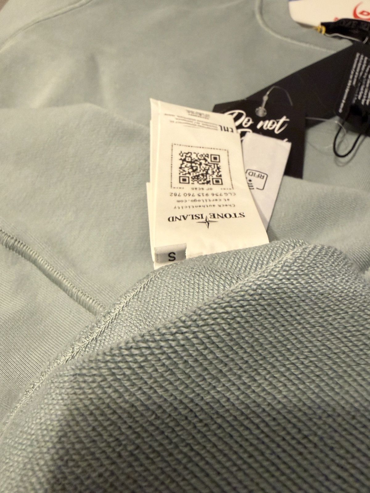 Stone Island Stone Island Sweatshirt Light BLUE Size US S / EU 44-46 / 1 - 7 Thumbnail