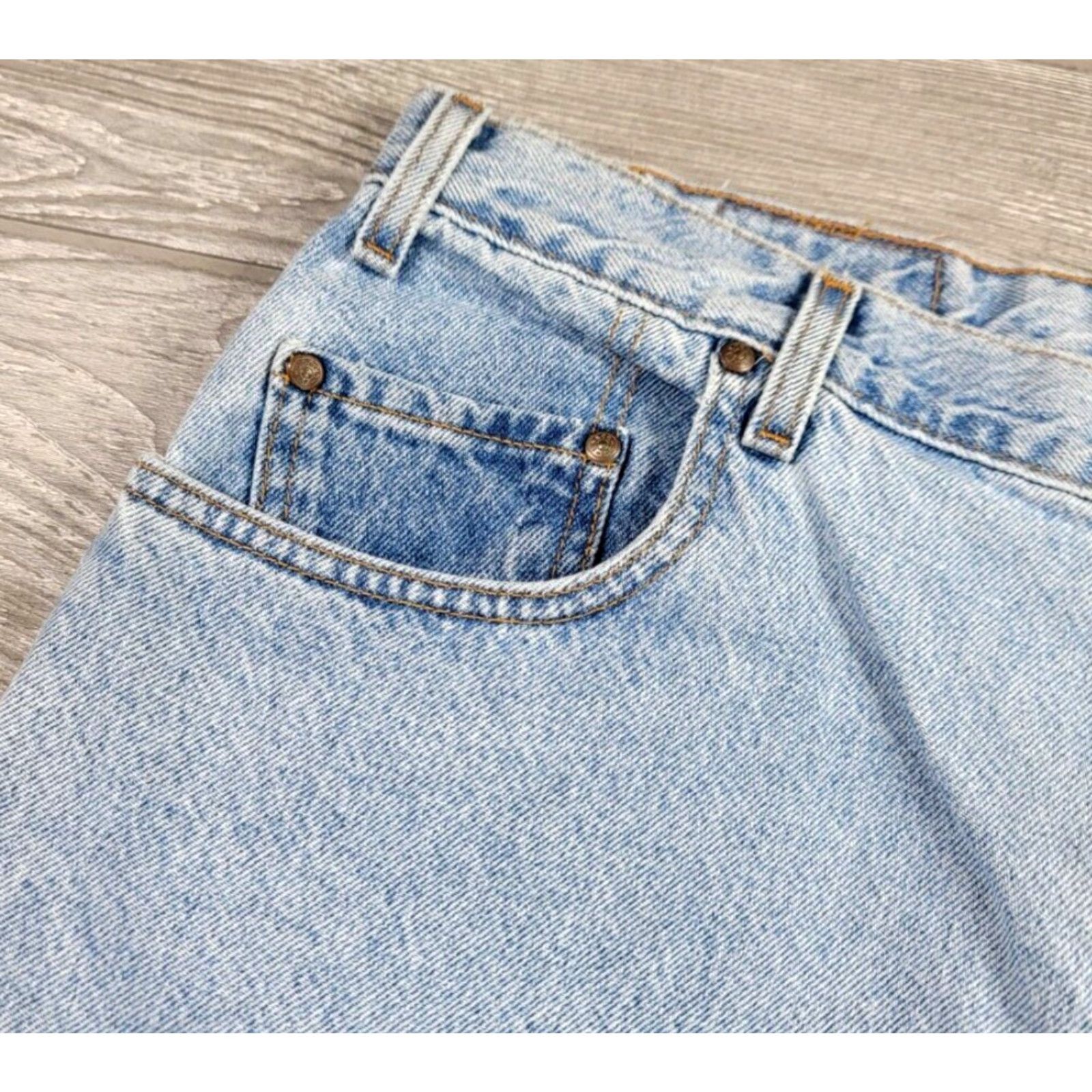 Levi's VINTAGE Levi's 545 Jeans Loose Fit 38x32 Light Blue USA Brown Tab Tapered 5-Pocket Men Size US 38 / EU 54 - 6 Thumbnail