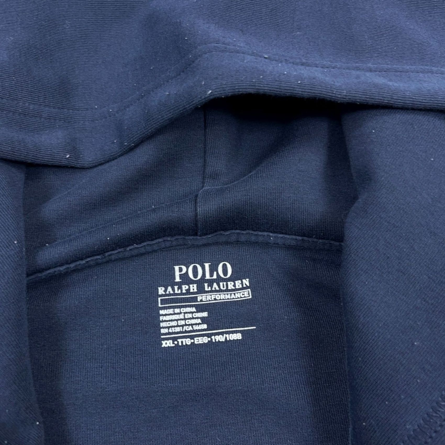 Polo Ralph Lauren Polo Ralph Lauren Performance Hoodie Men XXL 2XL Navy Blue Full Zip Jacket Size US XXL / EU 58 / 5 - 5 Thumbnail