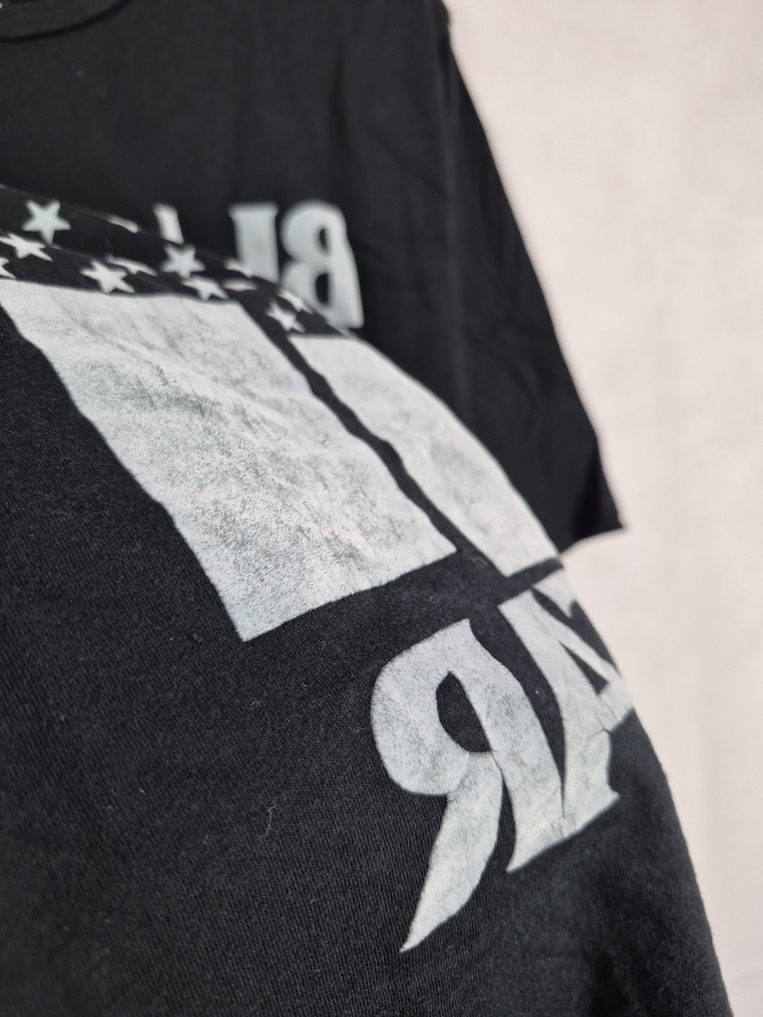 Japanese Brand 🔥 Black Star Anarchy Black Flag Design Tee Punk Size US M / EU 48-50 / 2 - 4 Thumbnail