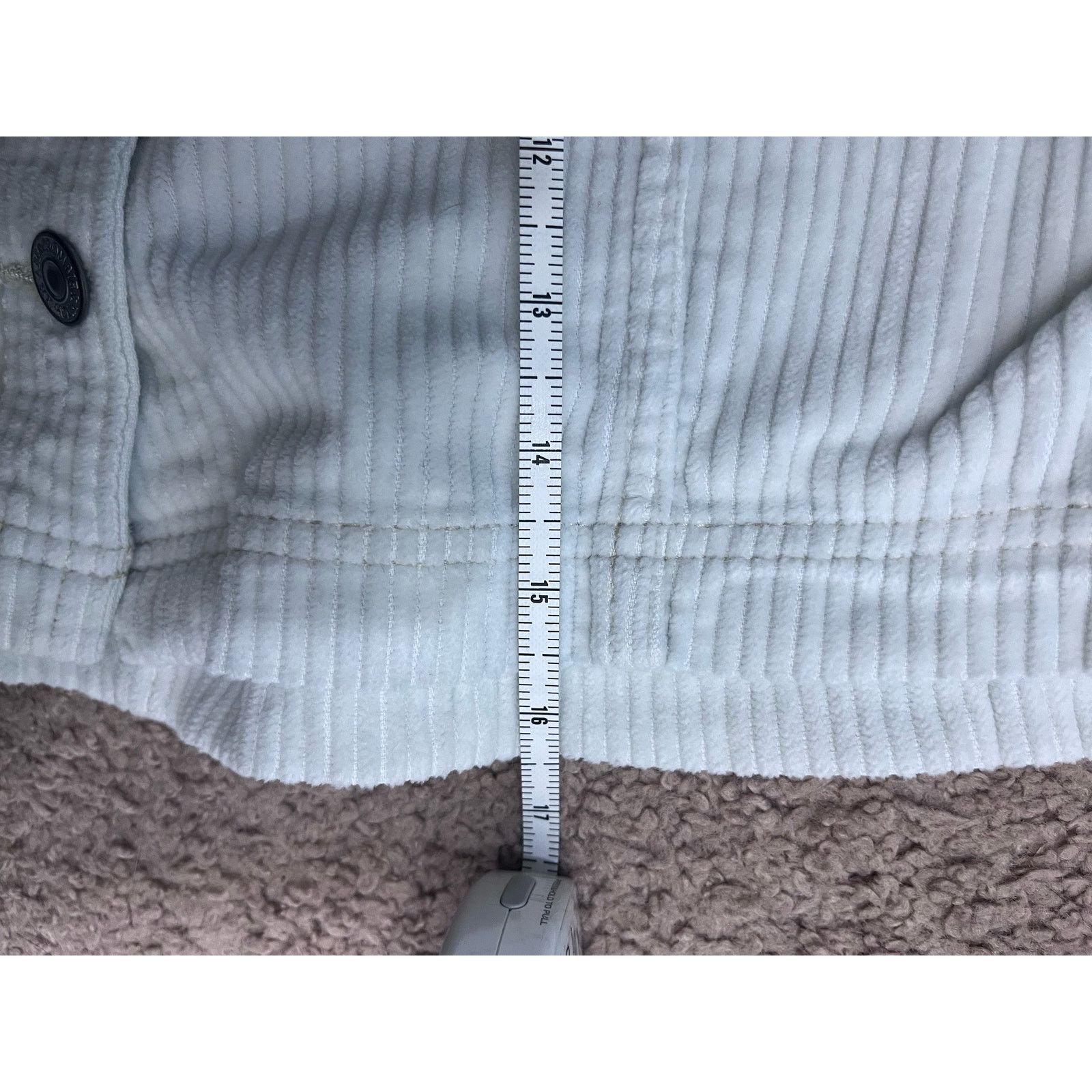 Abercrombie & Fitch Vintage White Corduroy Abercrombie and Fitch Skirt M Size 32" / US 10 / IT 46 - 4 Thumbnail