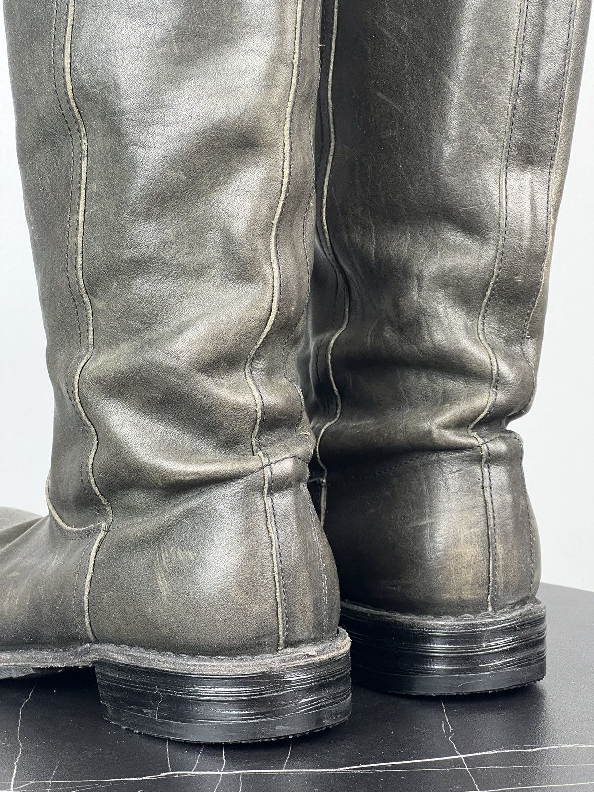 Fiorentini + Baker Florentini + Baker Leather Knee High Boots (Y0432) Size US 6.5 / IT 36.5 - 6 Thumbnail