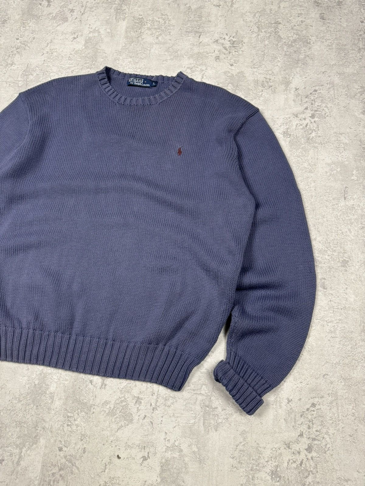 Polo Ralph Lauren Vintage Polo Ralph Lauren Y2K Knitted Sweater Size L Size US L / EU 52-54 / 3 - 3 Thumbnail