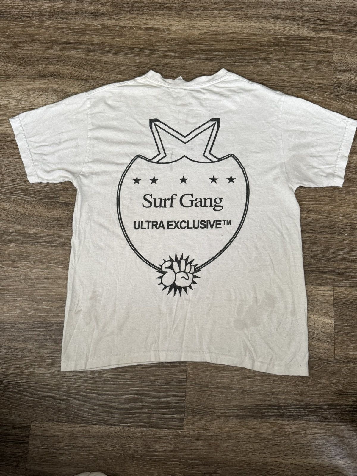 Other Surf Gang 'ultra exclusive' White Tee Size US M / EU 48-50 / 2 - 3 Thumbnail