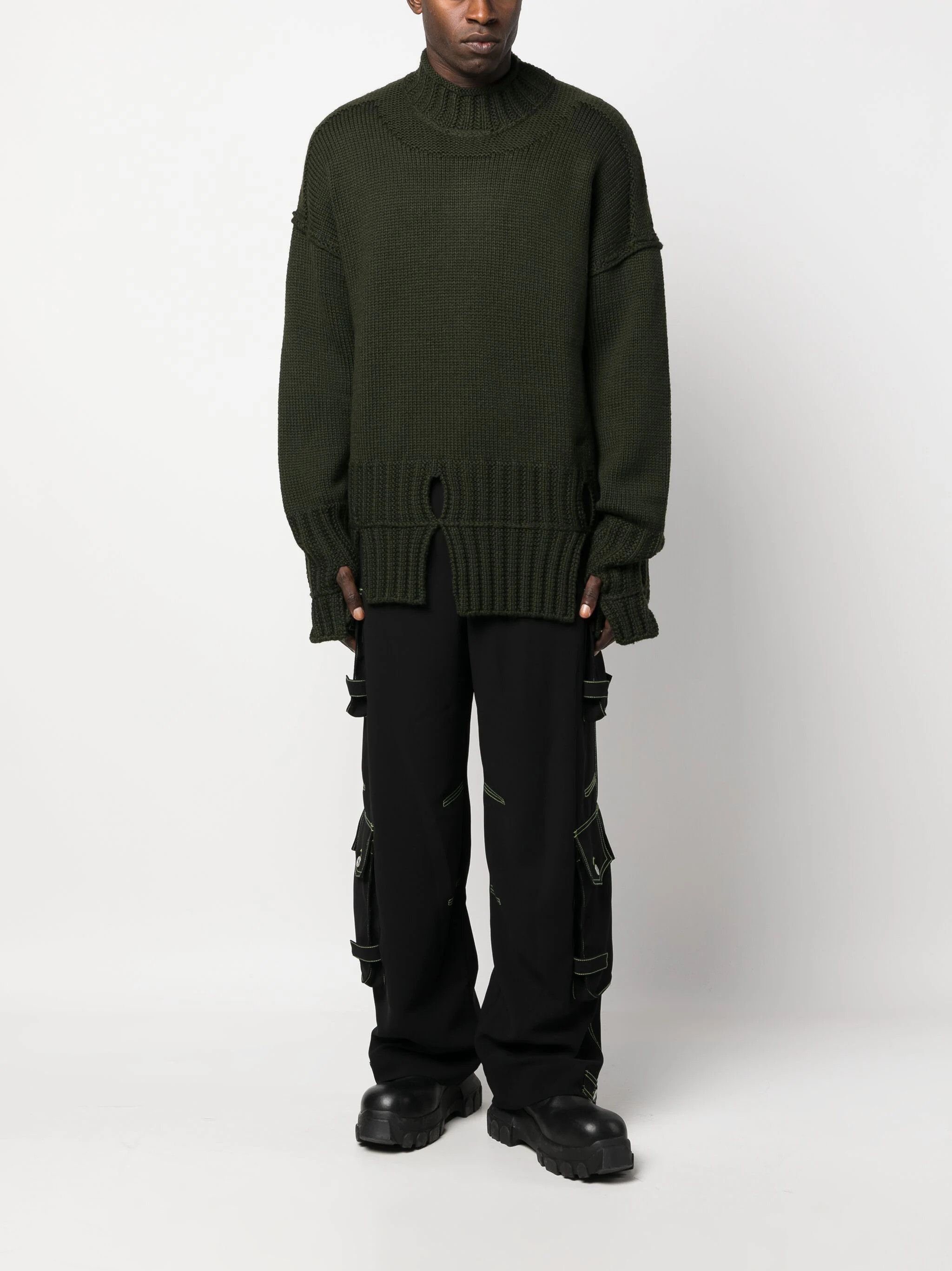 A-COLD-WALL* distressed wool jumper Size US M / EU 48-50 / 2 - 5 Thumbnail