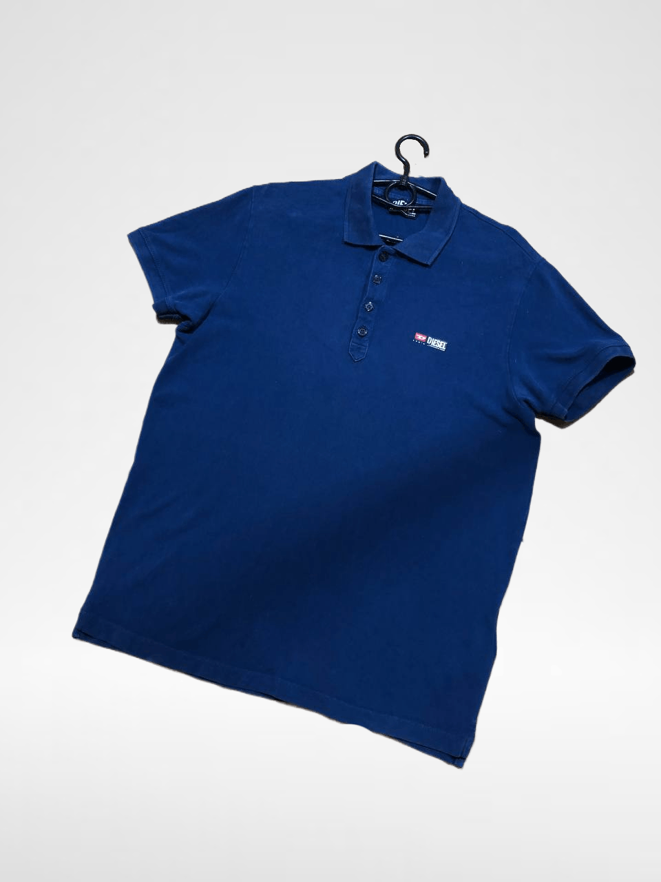 Diesel Logo DIESEL Y2K Size L Blue Polo Streetwear T-Shirt Size US L / EU 52-54 / 3 - 1 Thumbnail