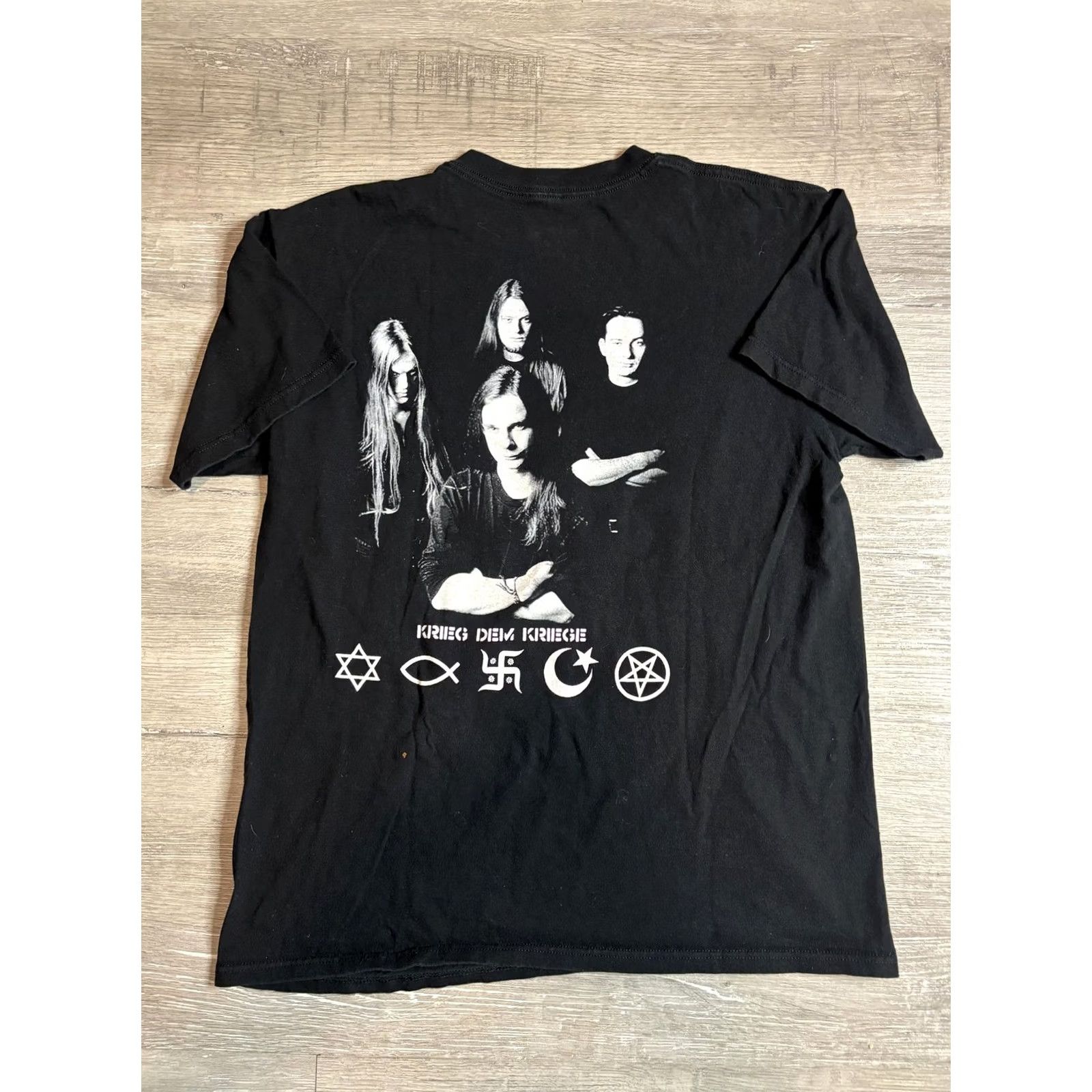 Anvil VINTAGE Carcass Shirt Mens M Black Krieg Dem Kriege Metal Band T-Shirt Size US M / EU 48-50 / 2 - 4 Thumbnail