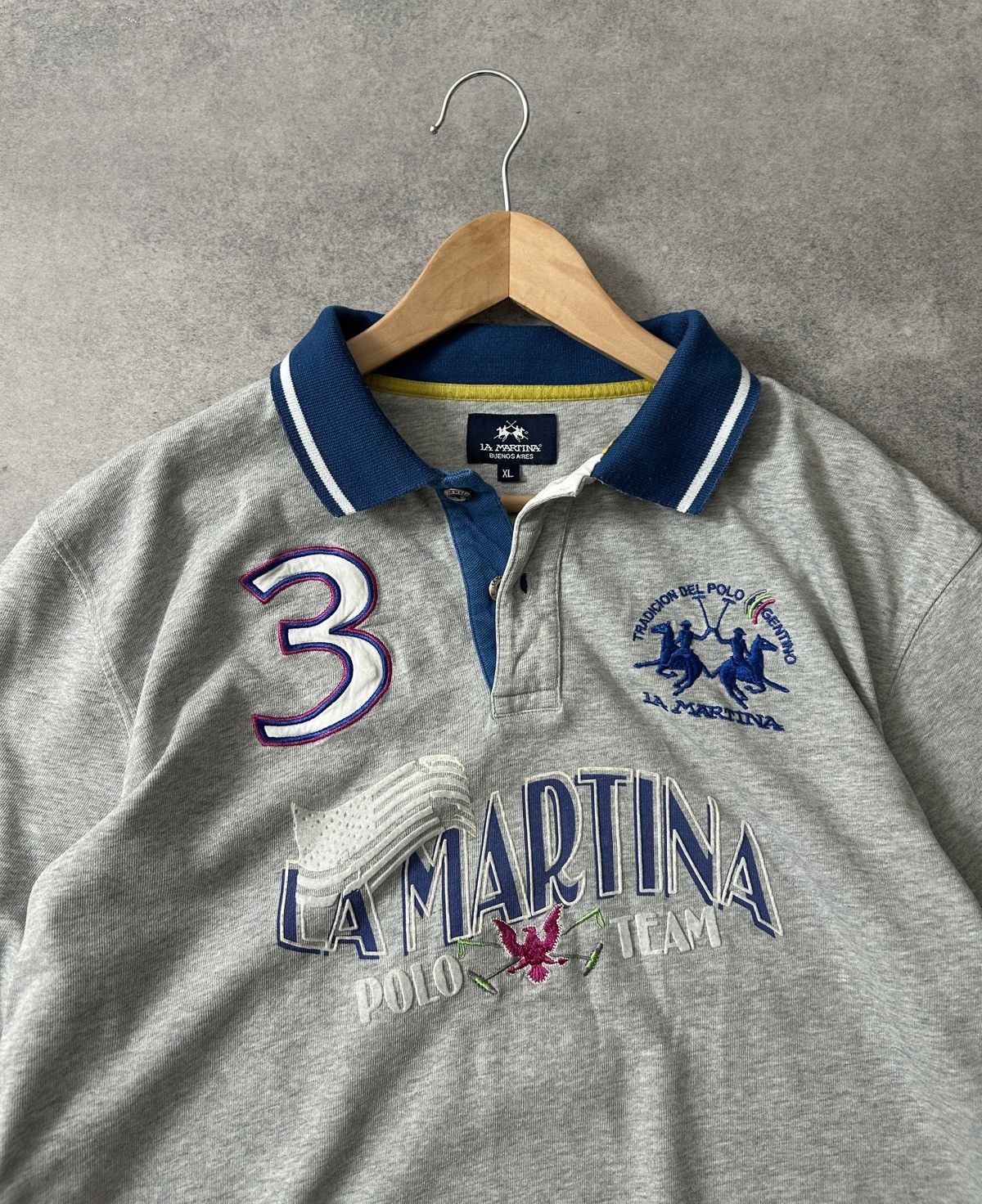 La Martina La Martina Shelter polo island club long-sleeved polos Size US XL / EU 56 / 4 - 4 Thumbnail